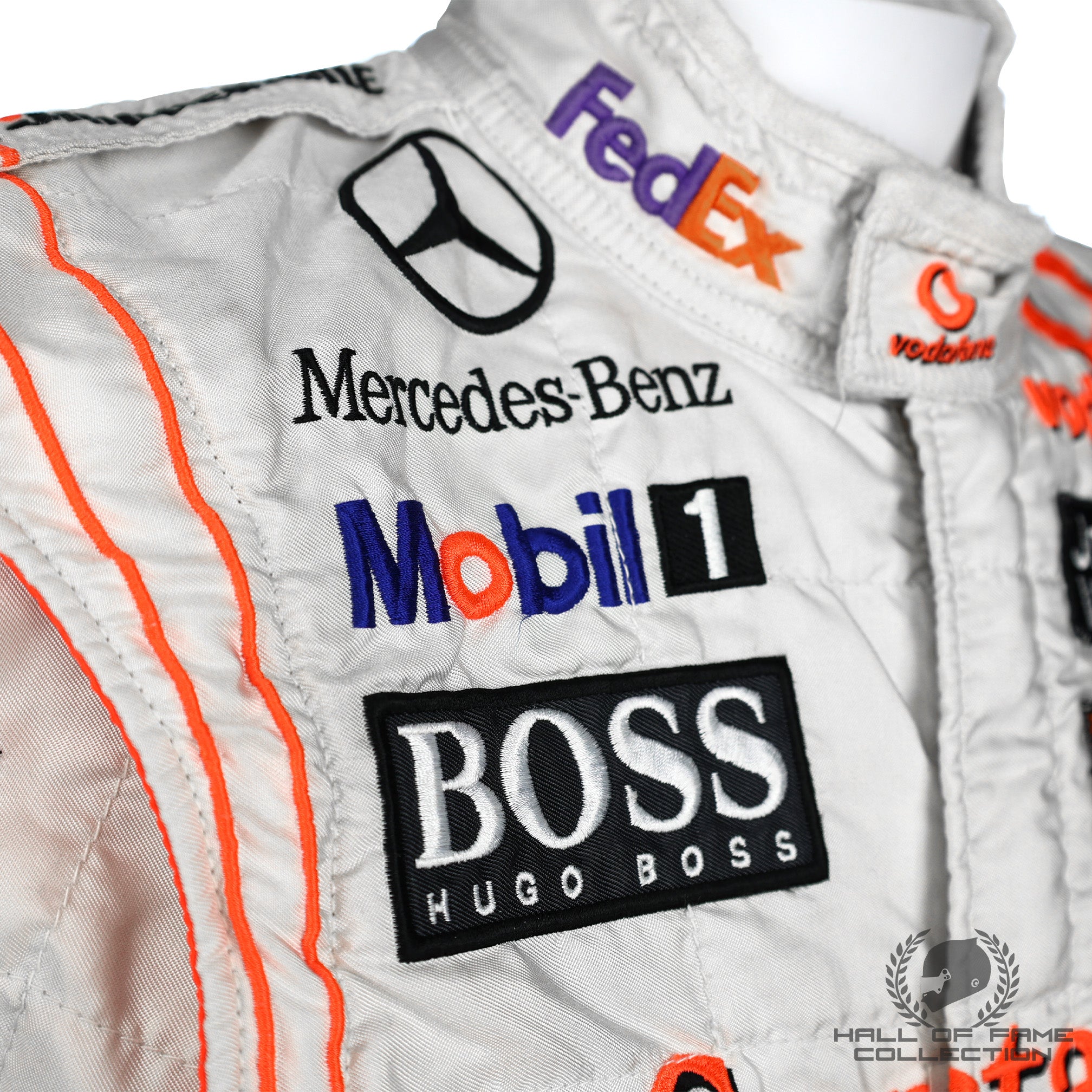 2008 Lewis Hamilton 1st World Championship Used McLaren Mercedes F1 Suit