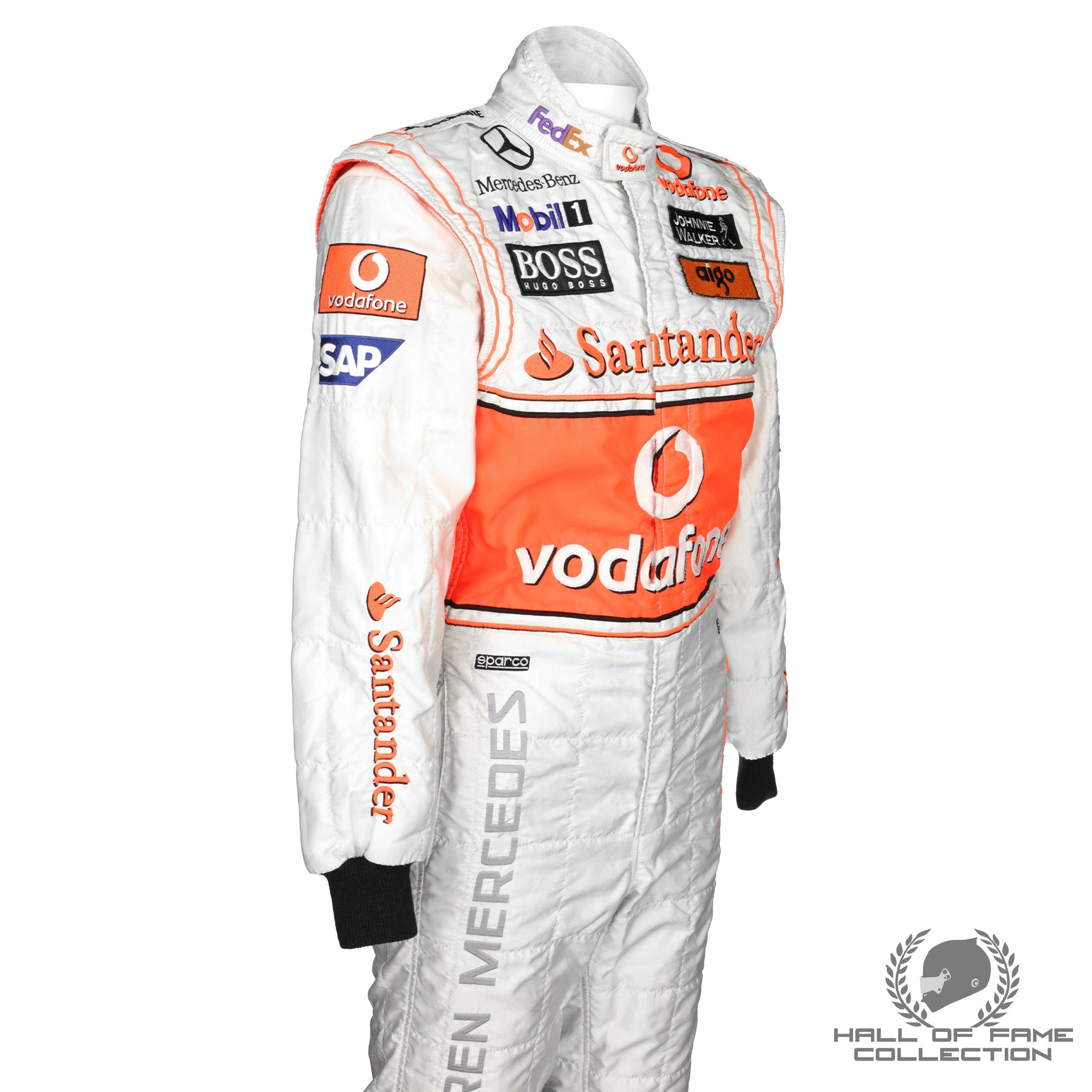 2008 Lewis Hamilton 1st World Championship Used McLaren Mercedes F1 Suit