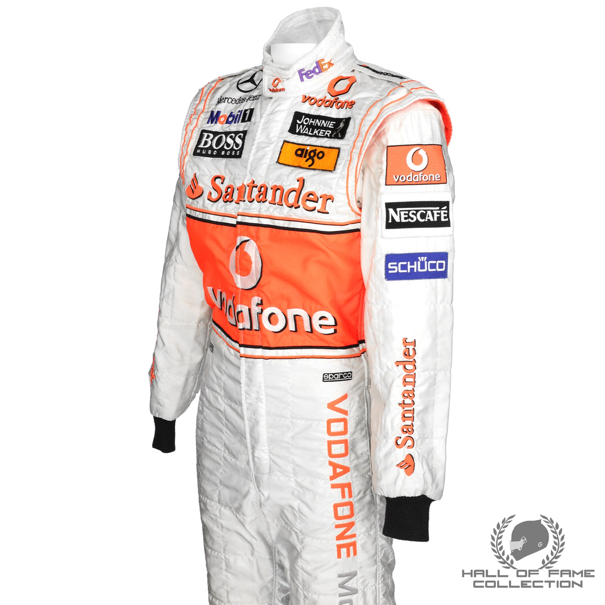 2008 Lewis Hamilton 1st World Championship Used McLaren Mercedes F1 Suit