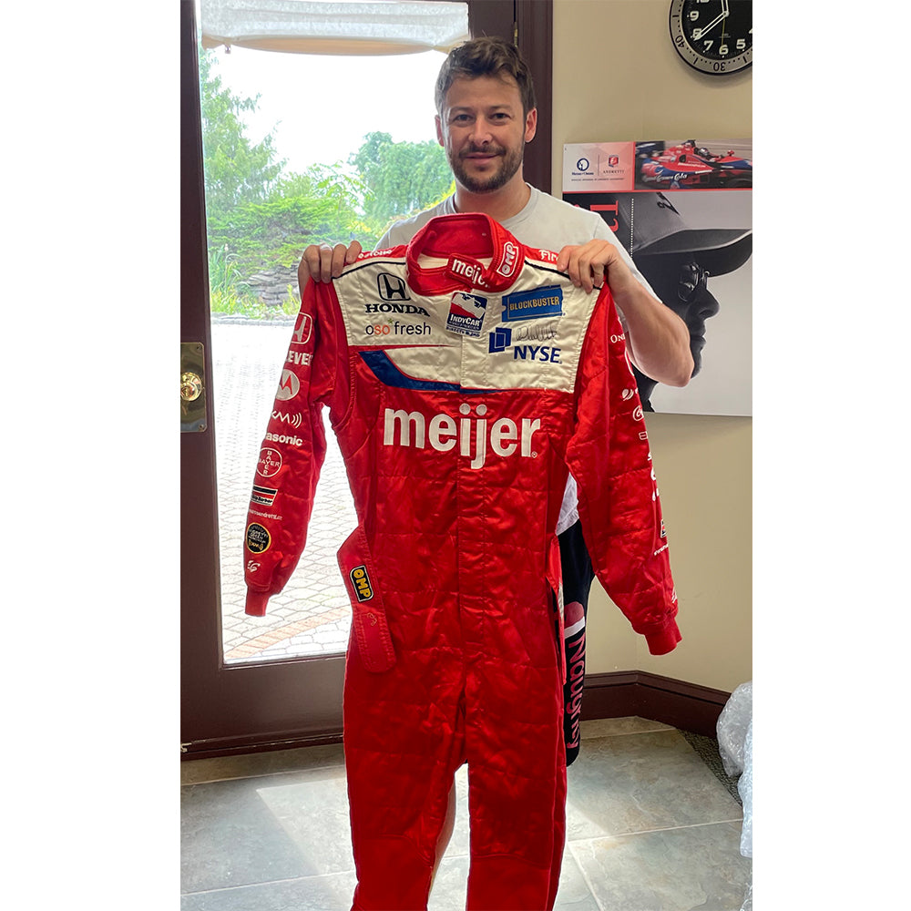 2008 Marco Andretti Signed Race Used Andretti Green Racing IndyCar Suit