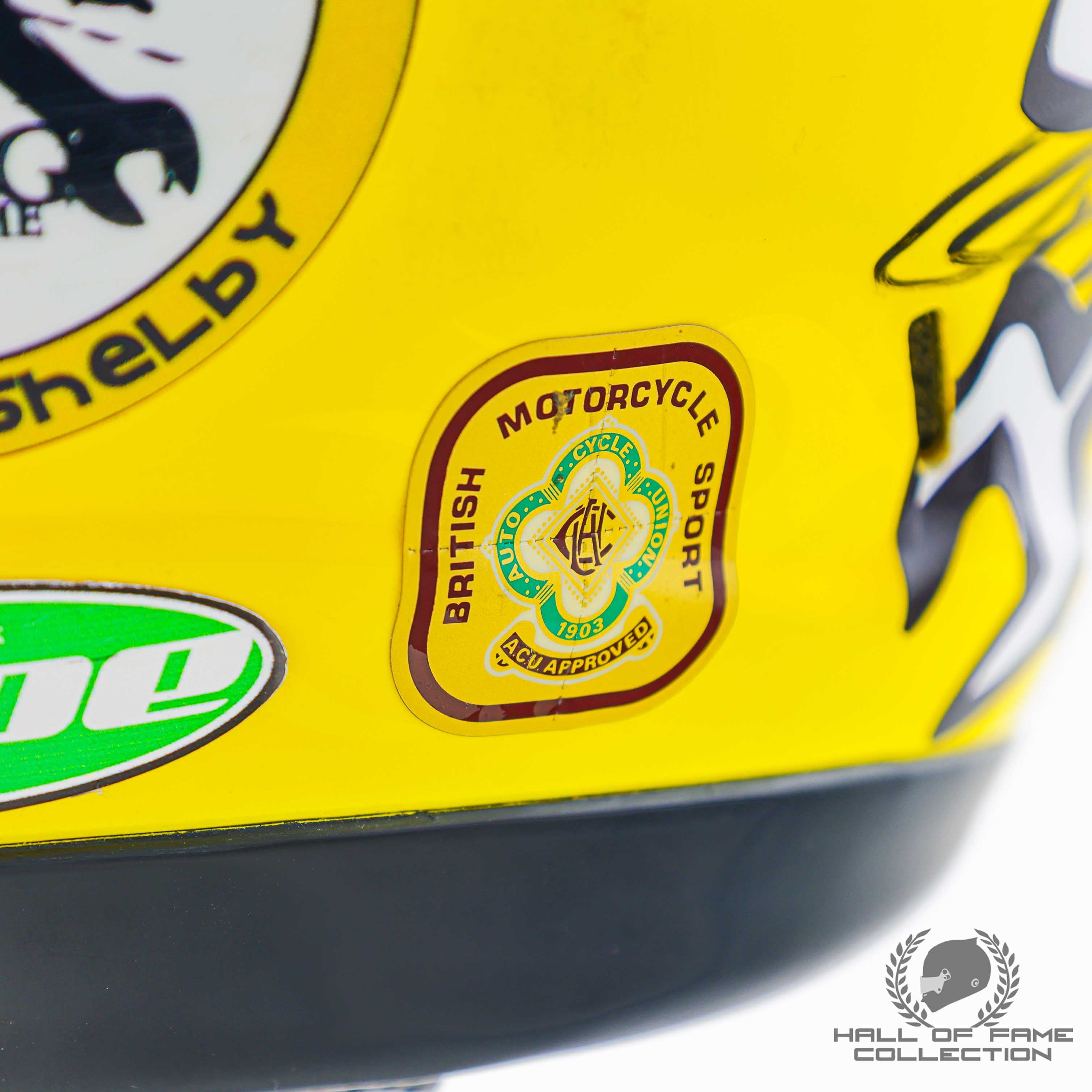 2008 Guy Martin Signed Macau GP Used Motorcycle Racing Helmet