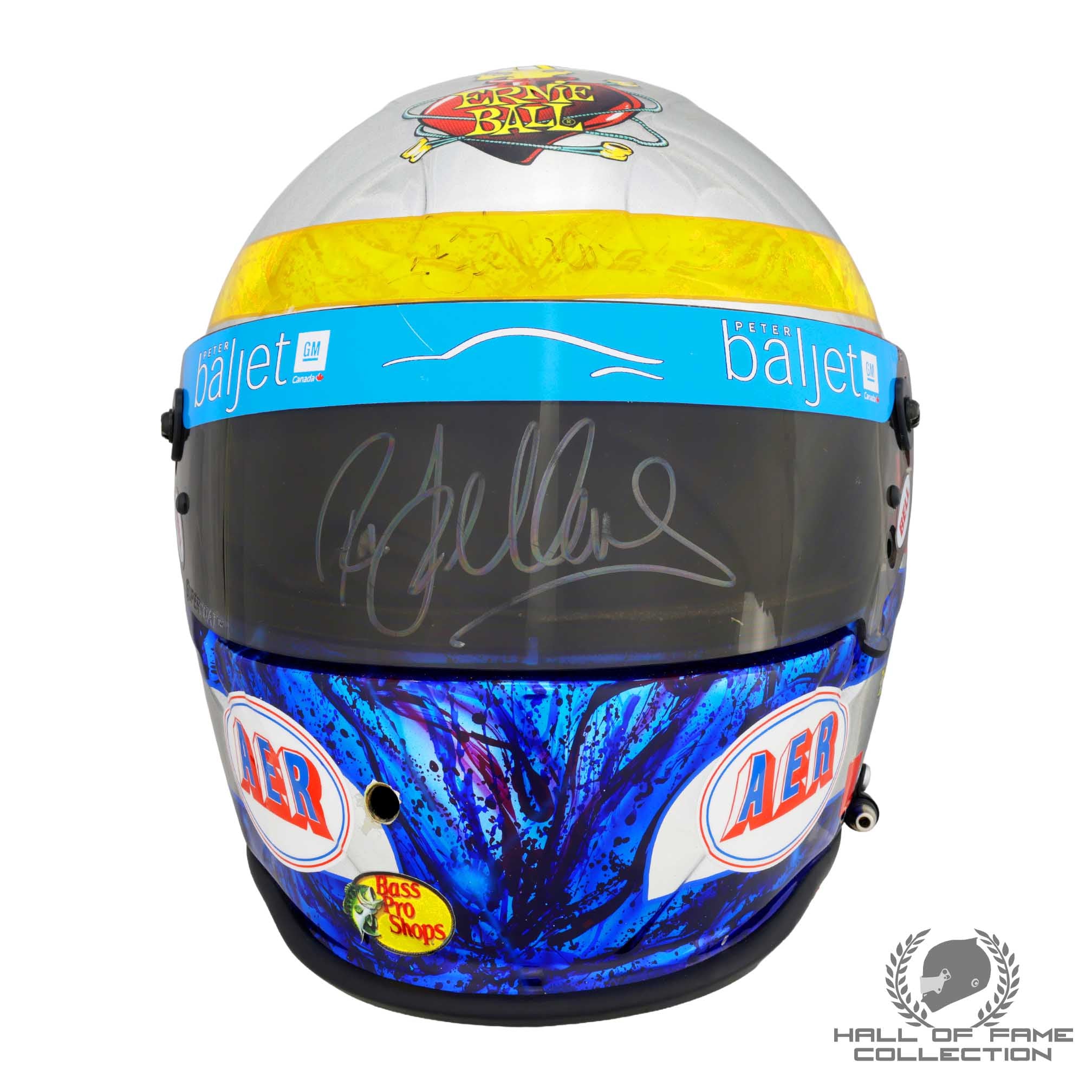 2008 Ron Fellows Signed Sonoma Cup Dale Earnhardt Inc Nascar Helmet