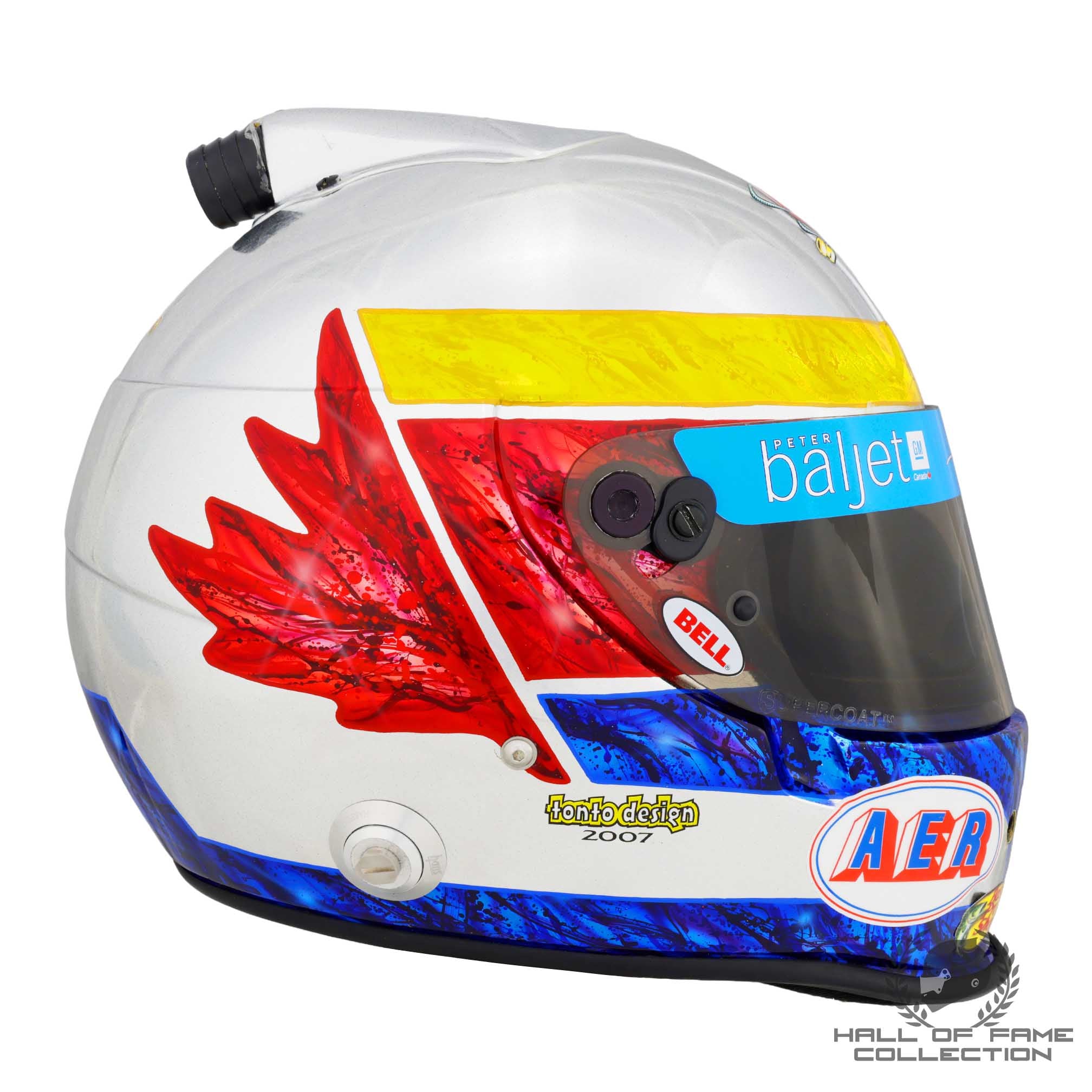 2008 Ron Fellows Signed Sonoma Cup Dale Earnhardt Inc Nascar Helmet