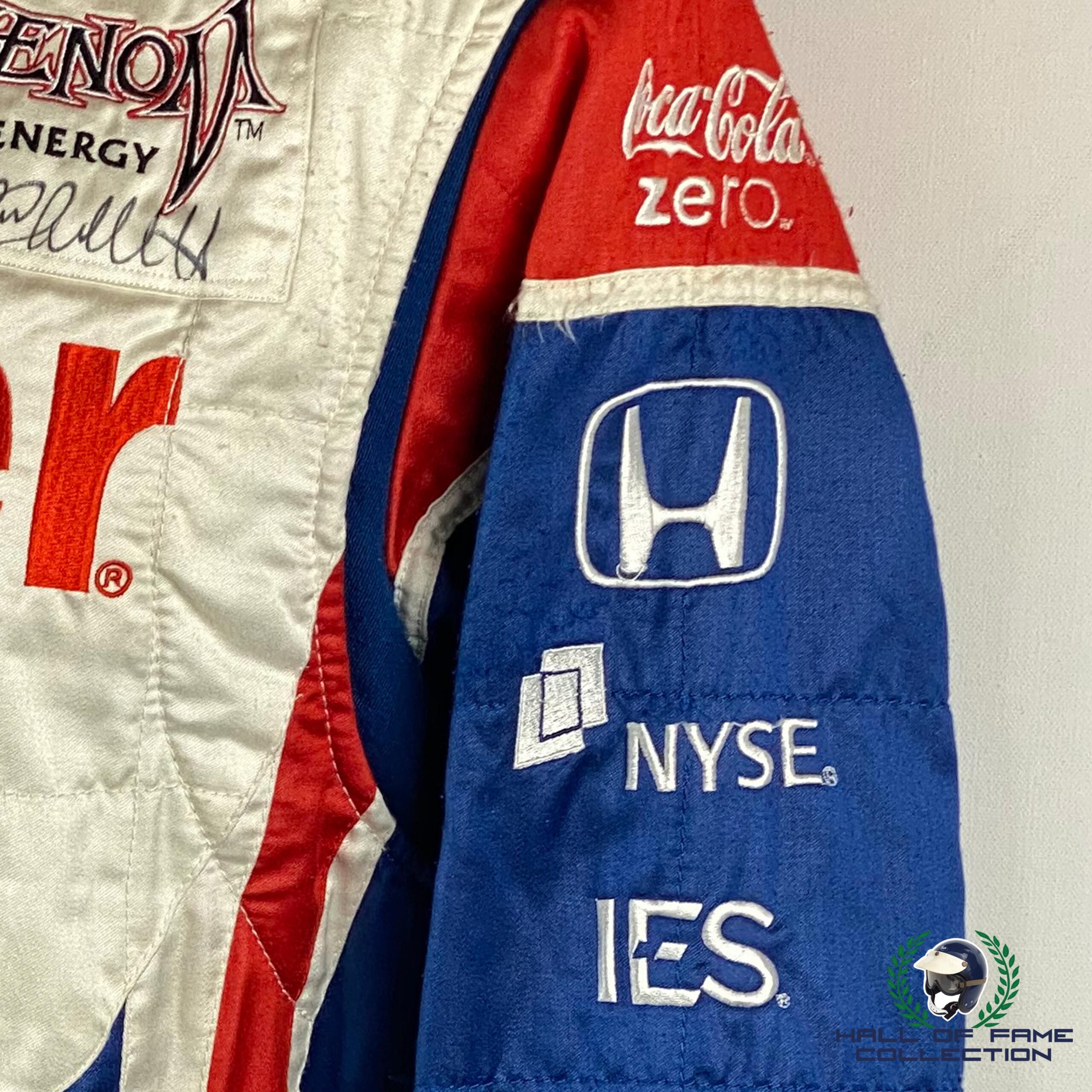 2009 Marco Andretti Signed Chicago & Kentucky Used Andretti Green Racing IndyCar Suit