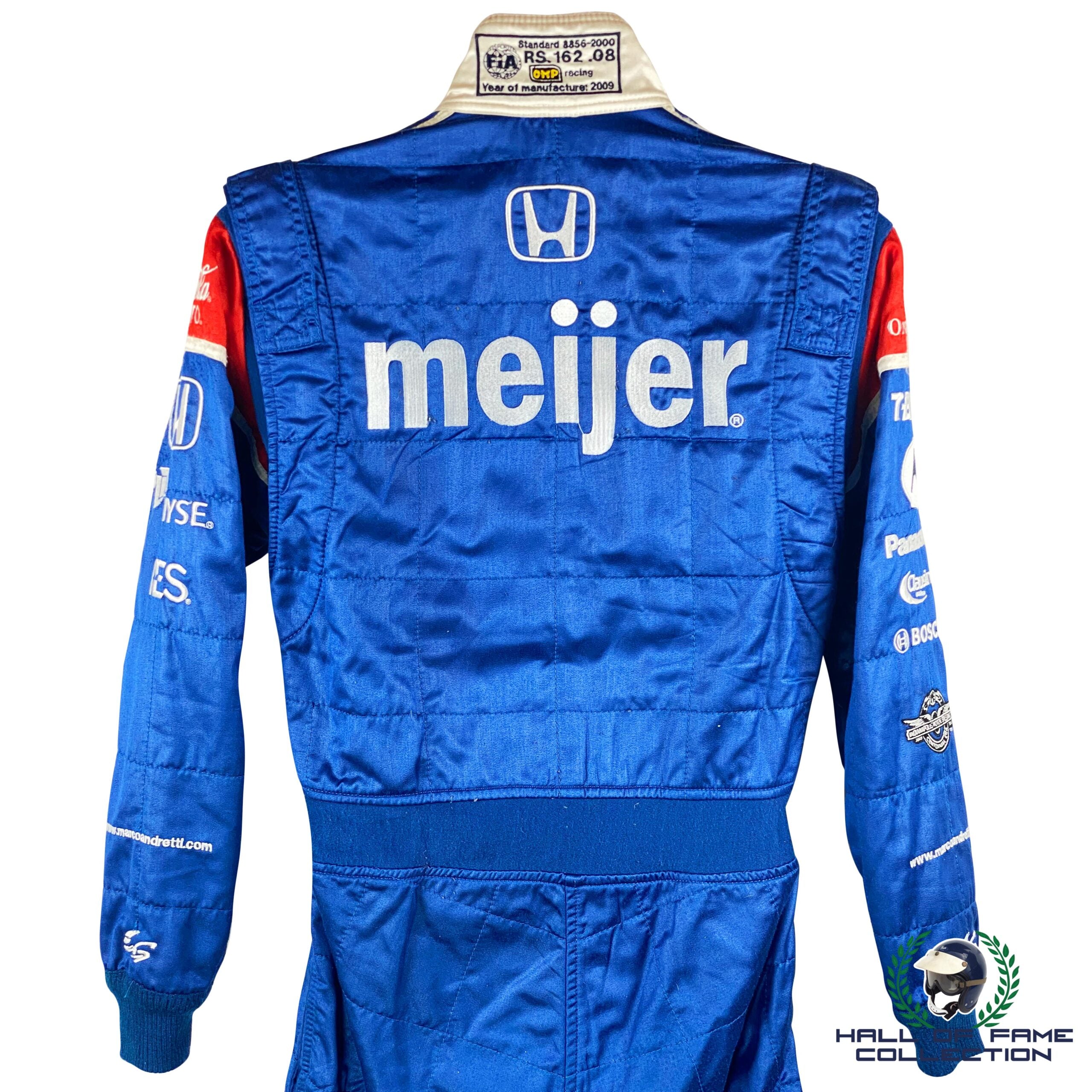 2009 Marco Andretti Signed Chicago & Kentucky Used Andretti Green Racing IndyCar Suit