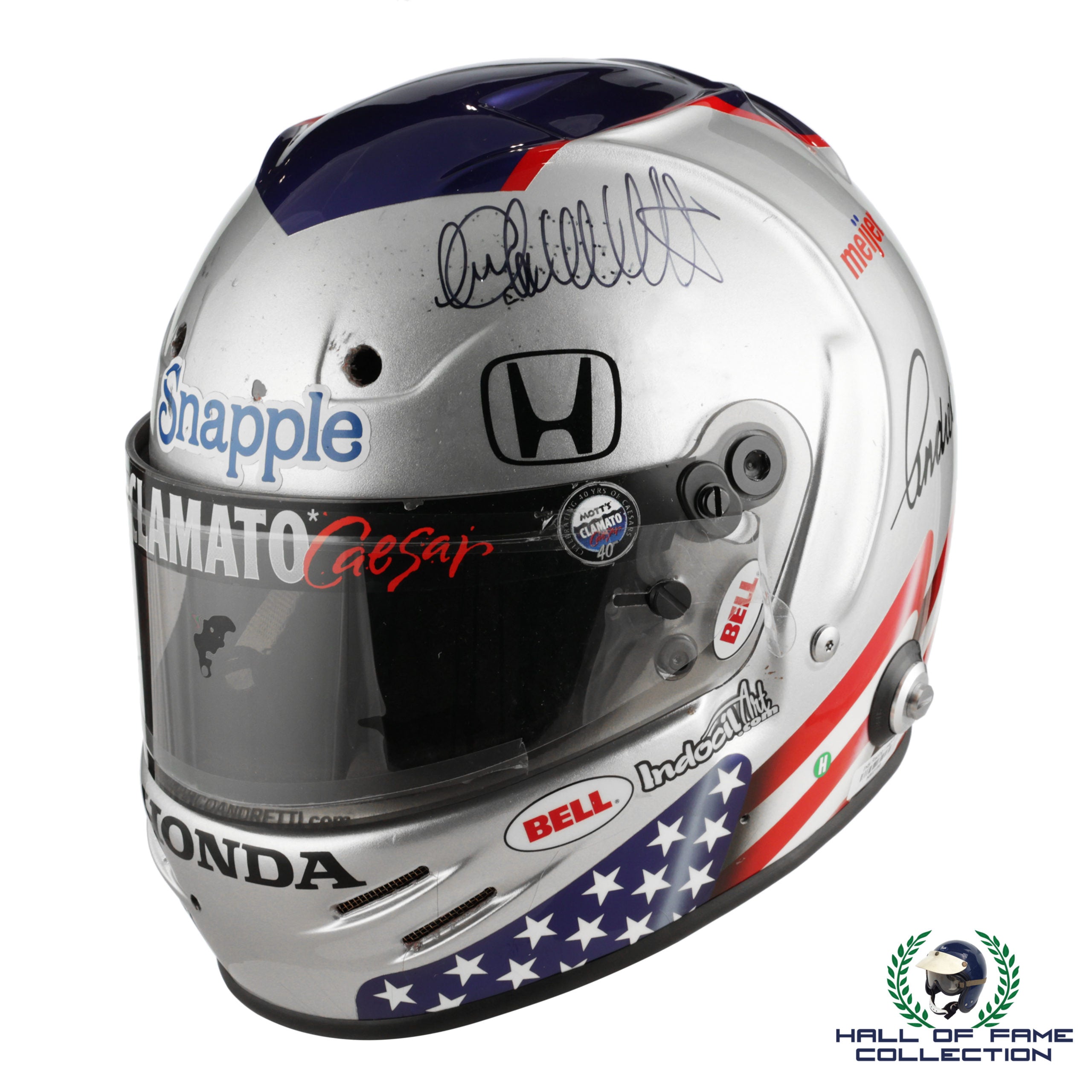 2009 Marco Andretti Signed Race Used Andretti Autosport IndyCar Helmet