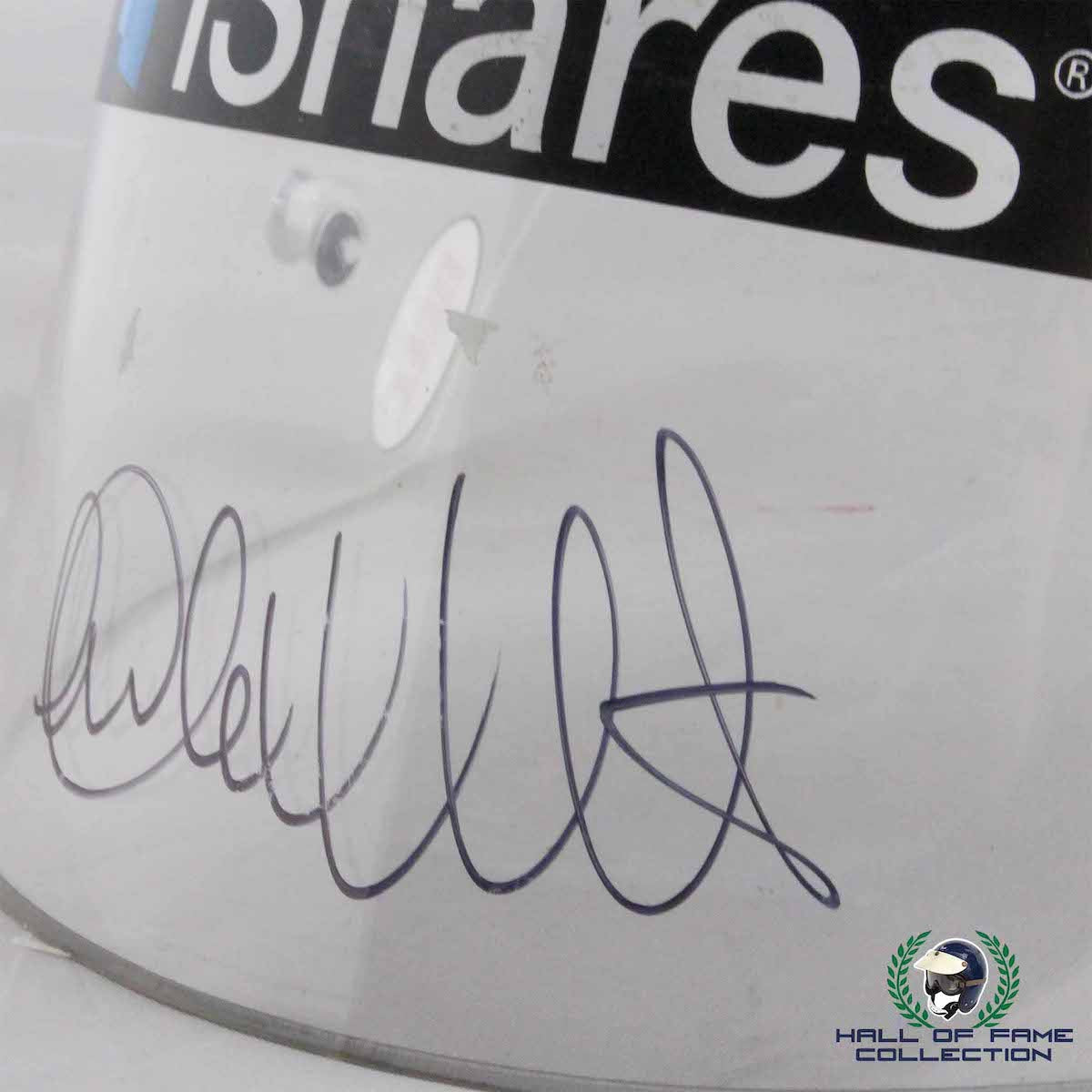 2009 Marco Andretti Signed Race Used Andretti Green Racing IndyCar Visor
