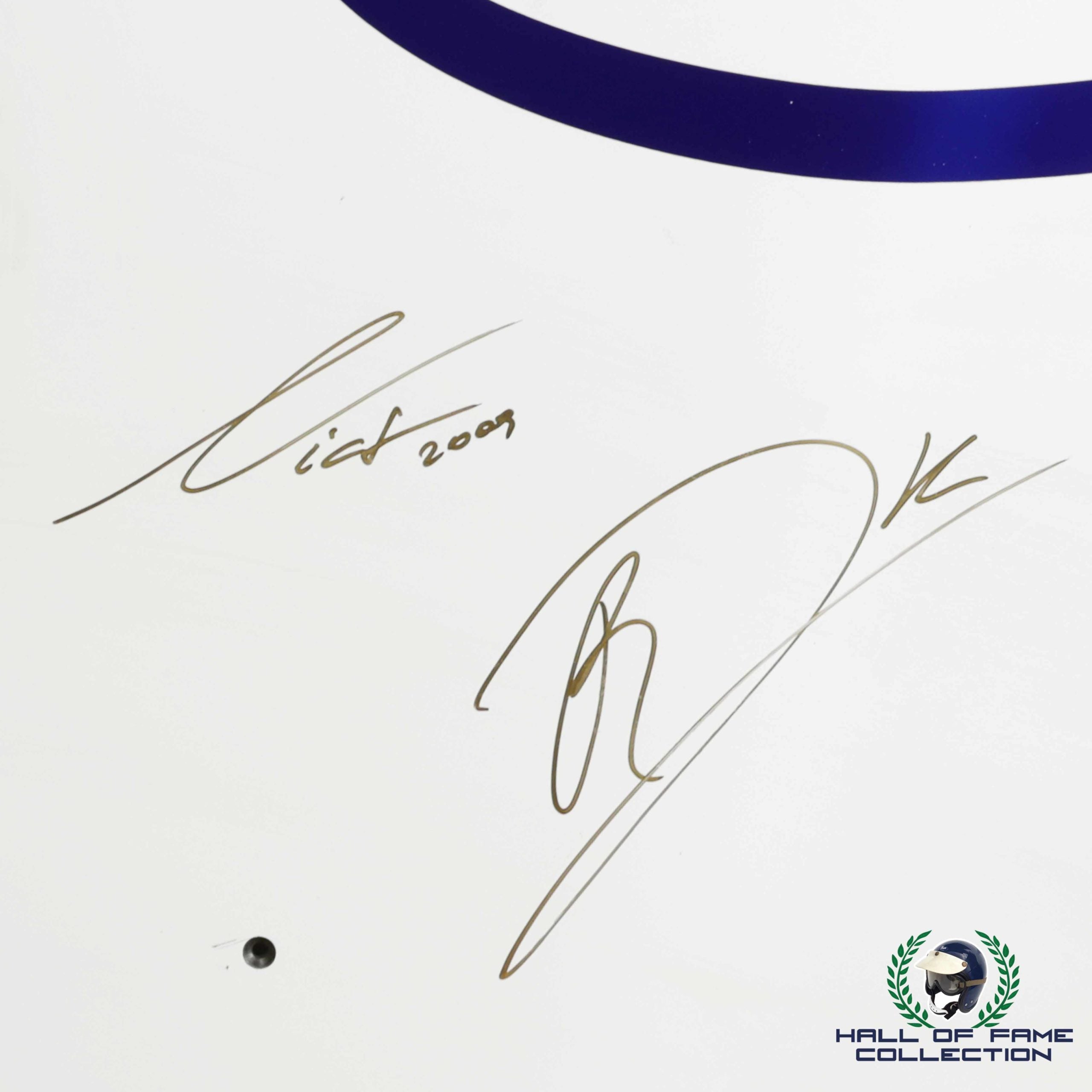 2009 Nick Heidfeld/Robert Kubica Signed Race Used BMW Sauber F1-09 F1 Rear Wing Endplate