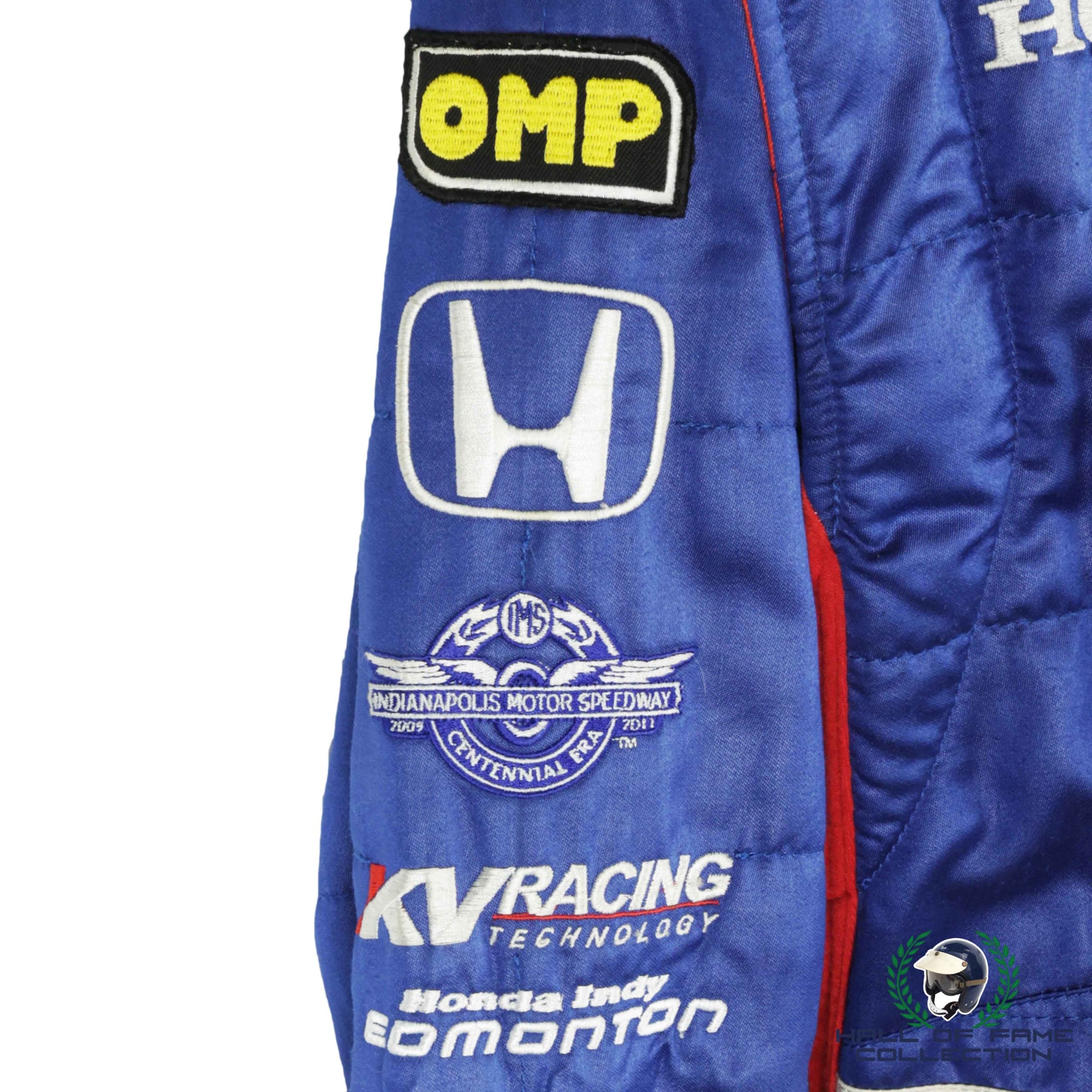 2010 Paul Tracy Signed Used Geico KV Racing Indy 500 Suit