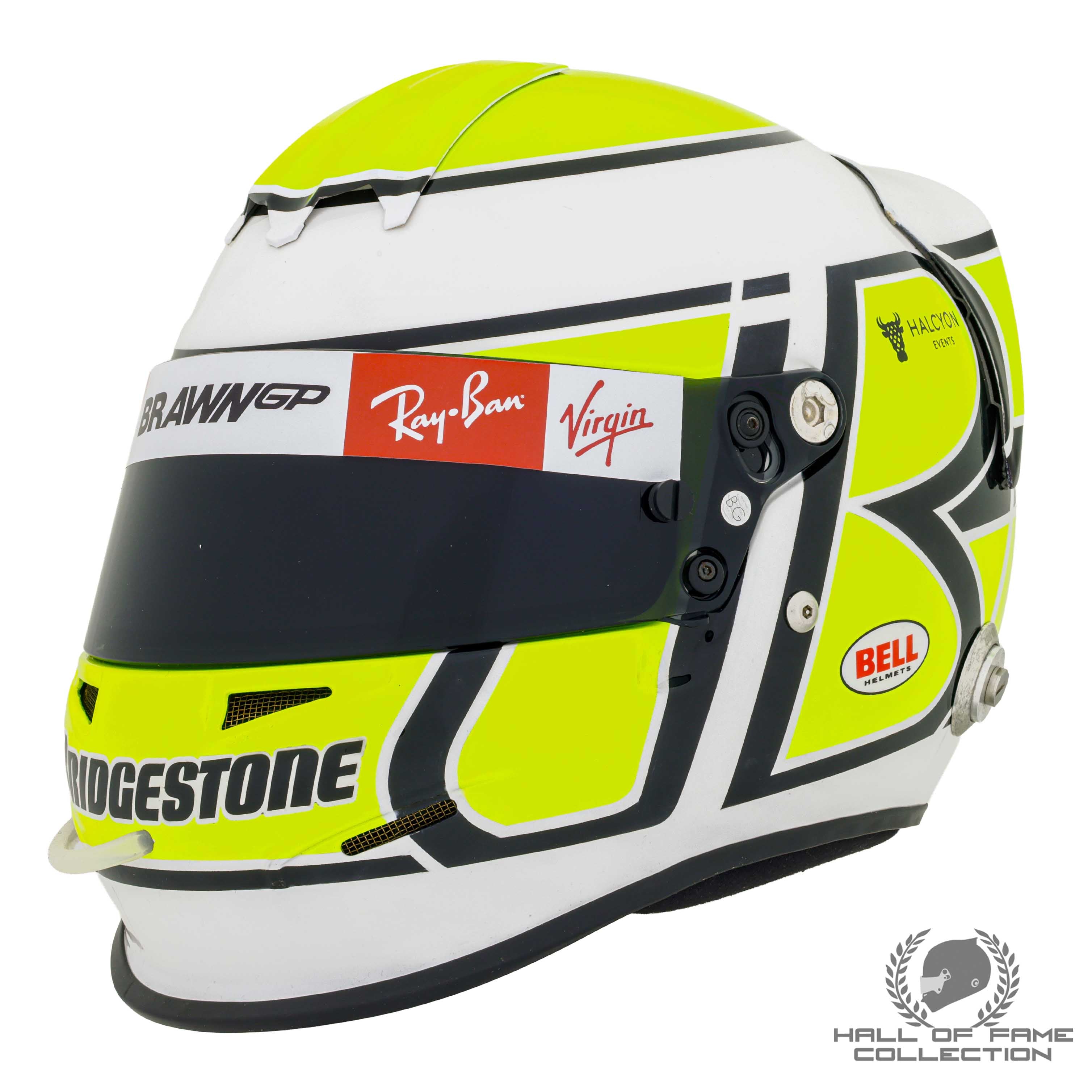 2009 Jenson Button World Championship HP3 Replica Brawn GP F1 Helmet