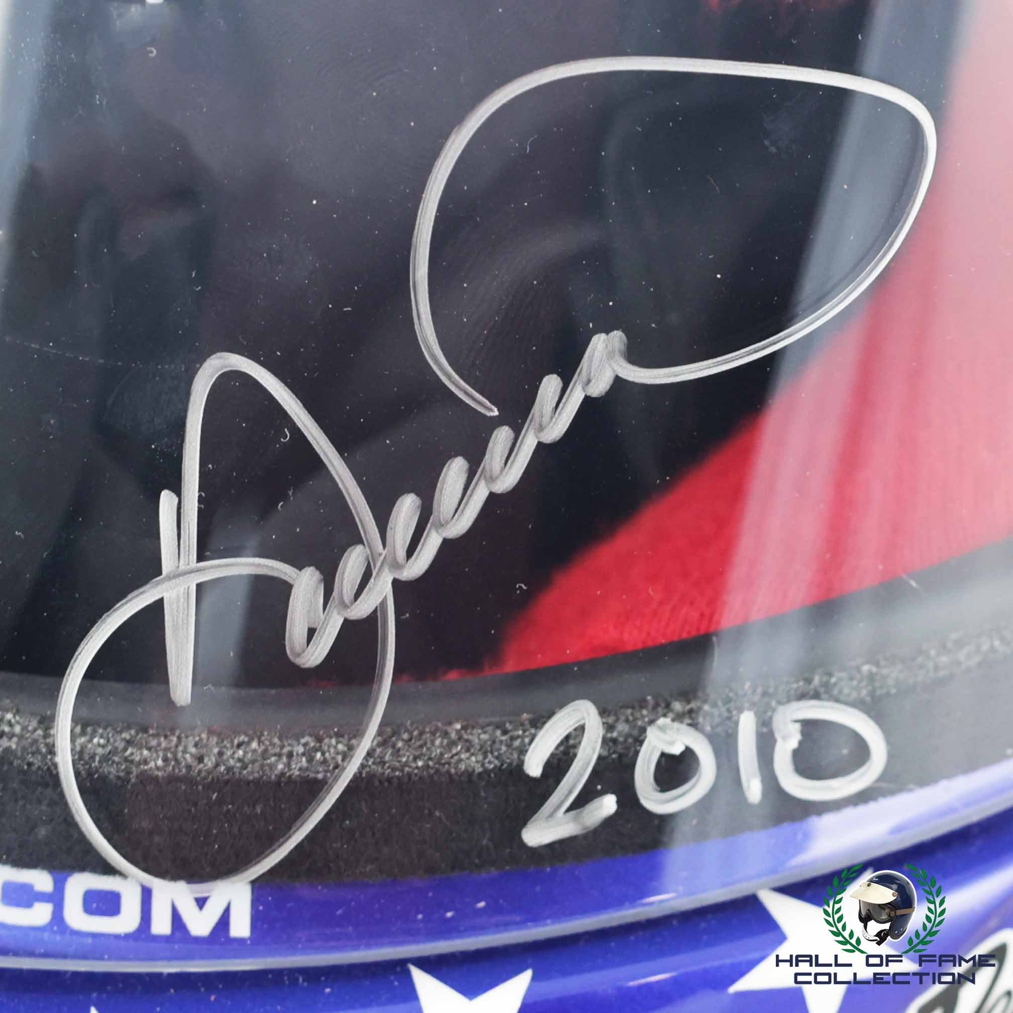 ITEM OF THE WEEK 2010 Danica Patrick Signed Charlotte/Texas/Homestead Used JR Motorsports Bell Nascar Helmet