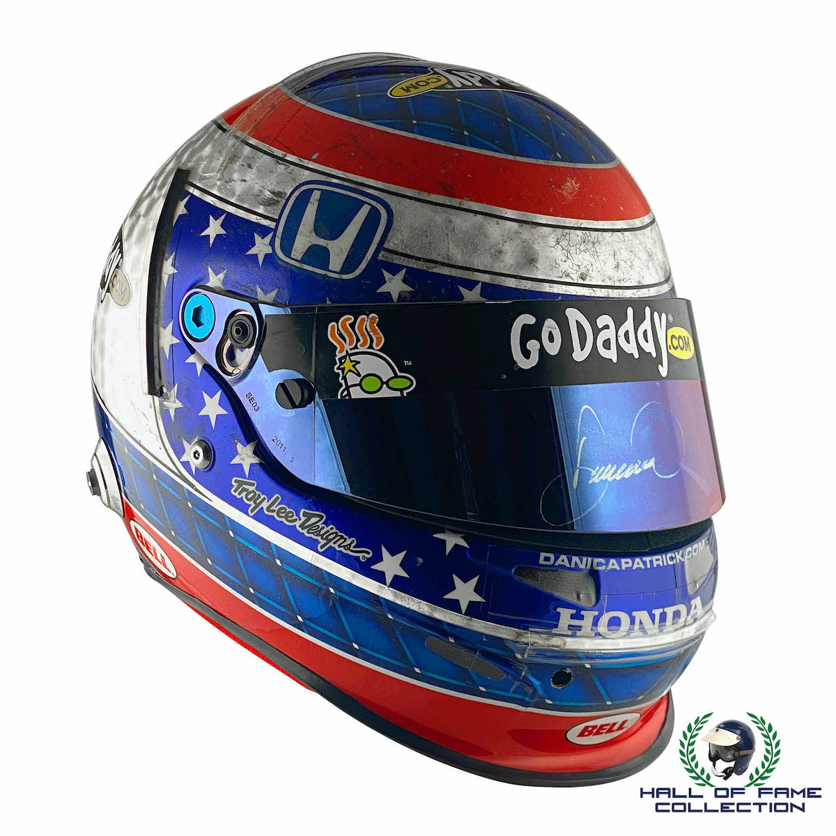 2010 Danica Patrick Signed Race Used Andretti Autosport IndyCar Helmet