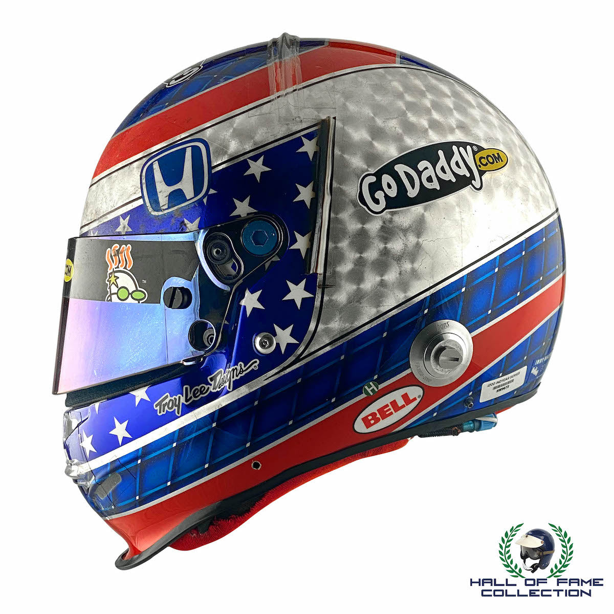 2010 Danica Patrick Signed Race Used Andretti Autosport IndyCar Helmet