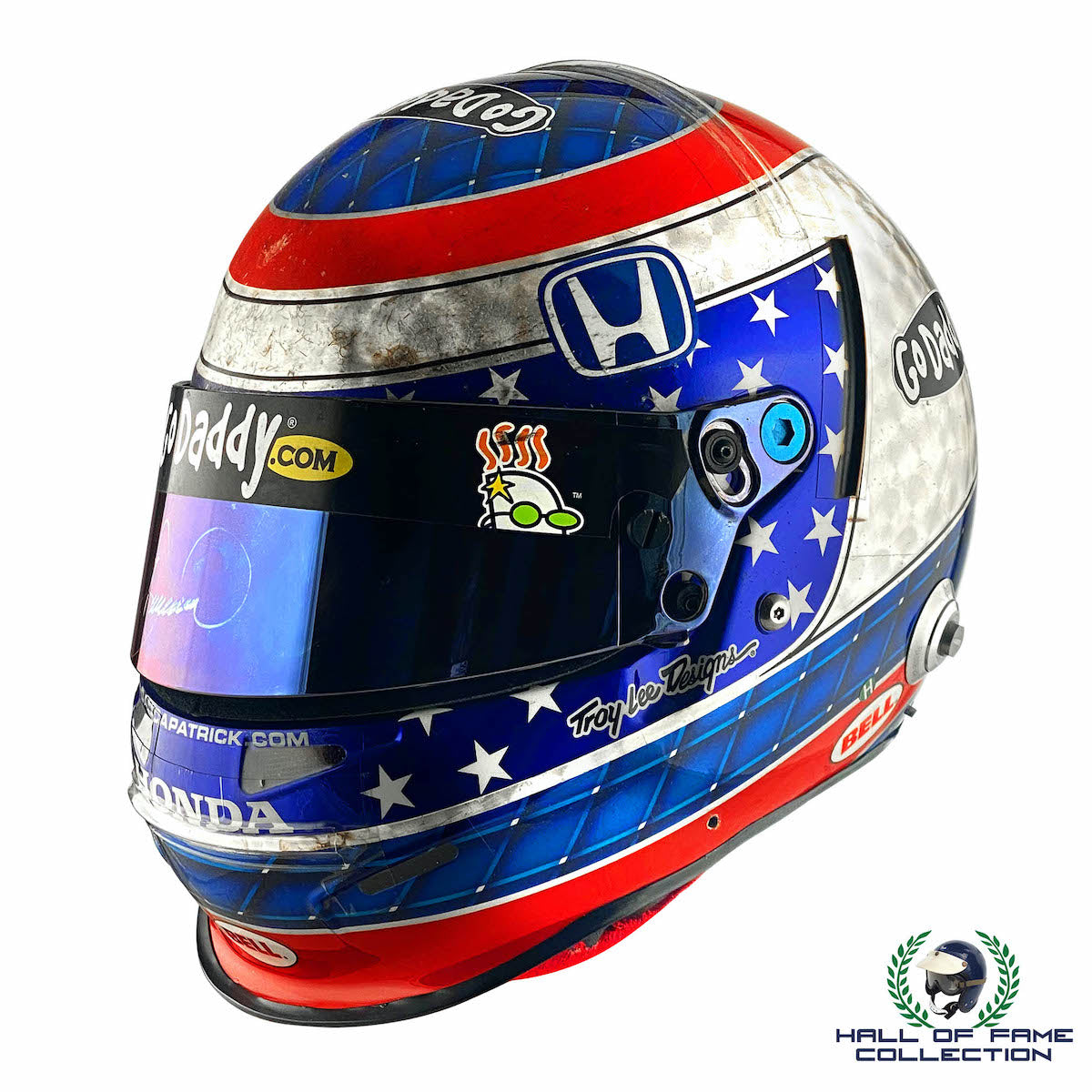 2010 Danica Patrick Signed Race Used Andretti Autosport IndyCar Helmet