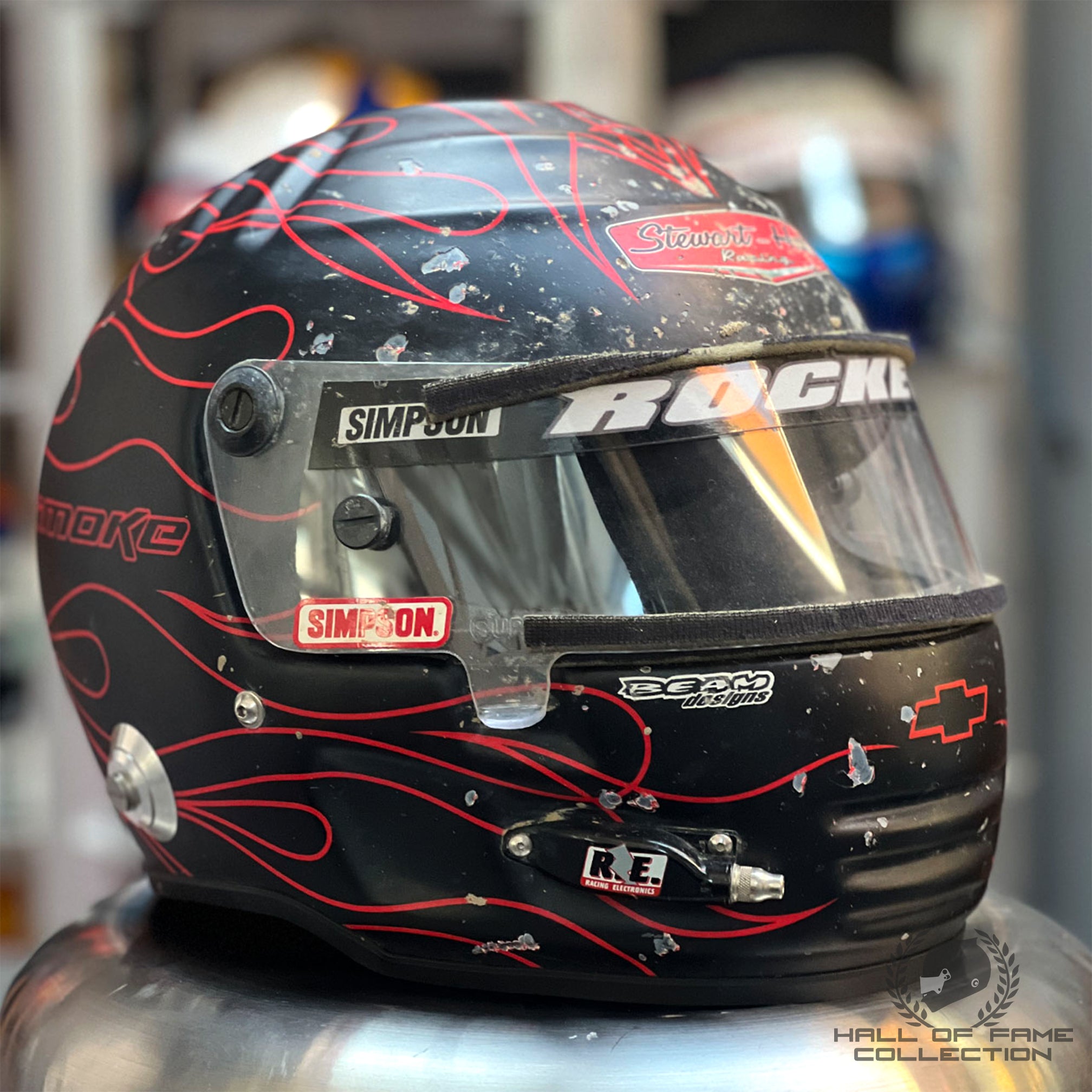 2010 Tony Stewart Eldora Race Winning 360 Sprintcar Helmet