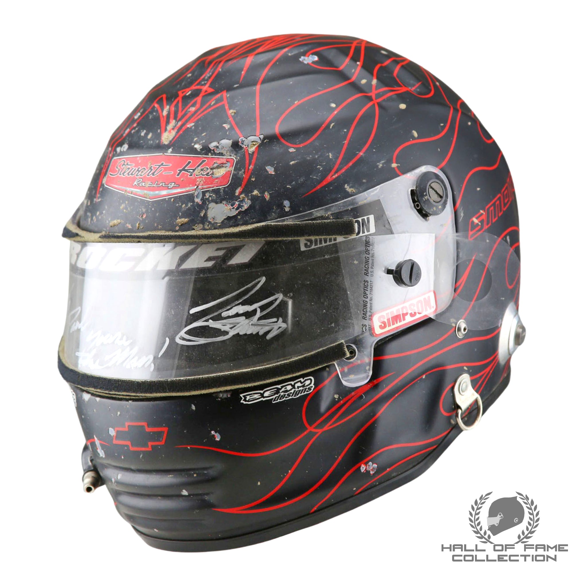 2010 Tony Stewart Eldora Race Winning 360 Sprintcar Helmet