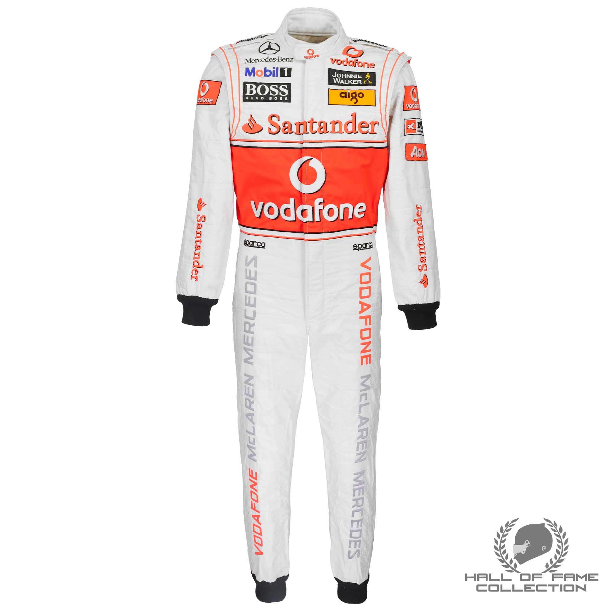 2010 Lewis Hamilton Original Worn McLaren F1 Suit