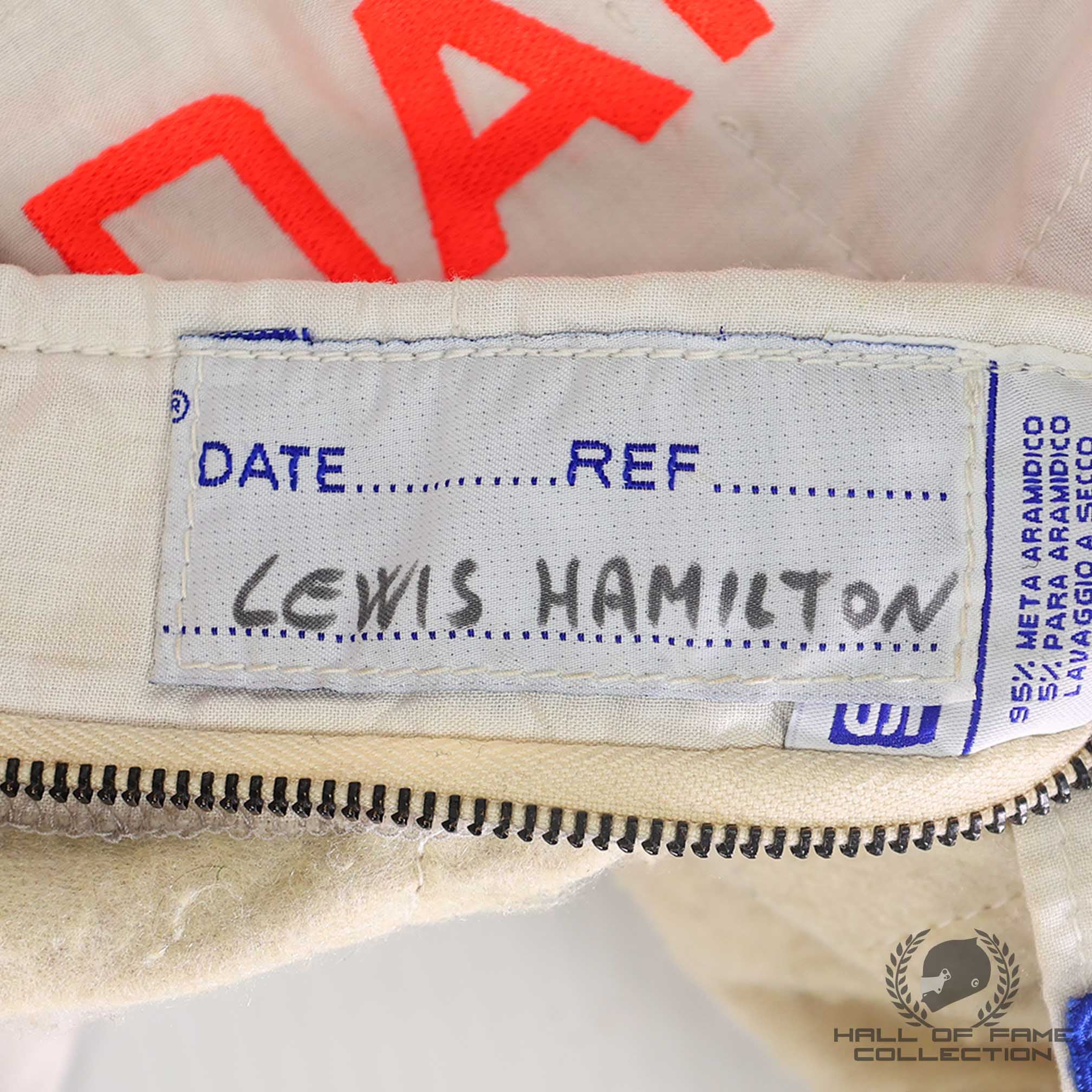 2010 Lewis Hamilton Original Worn McLaren F1 Suit