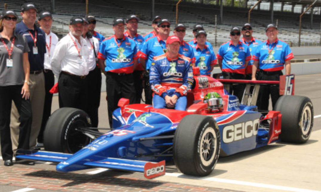 2010 Paul Tracy Signed Used Geico KV Racing Indy 500 Suit