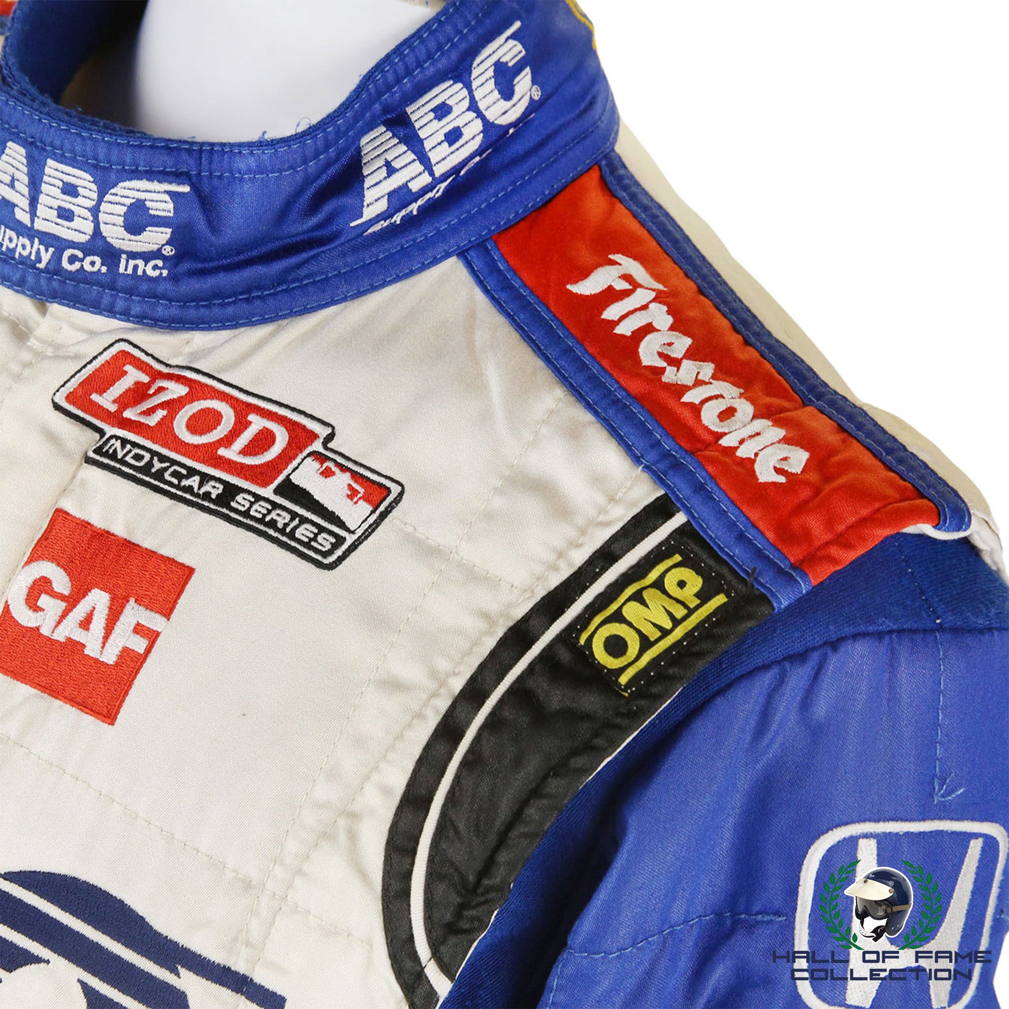 2012 Mike Conway St Pete Race Used AJ Foyt Racing IndyCar Suit