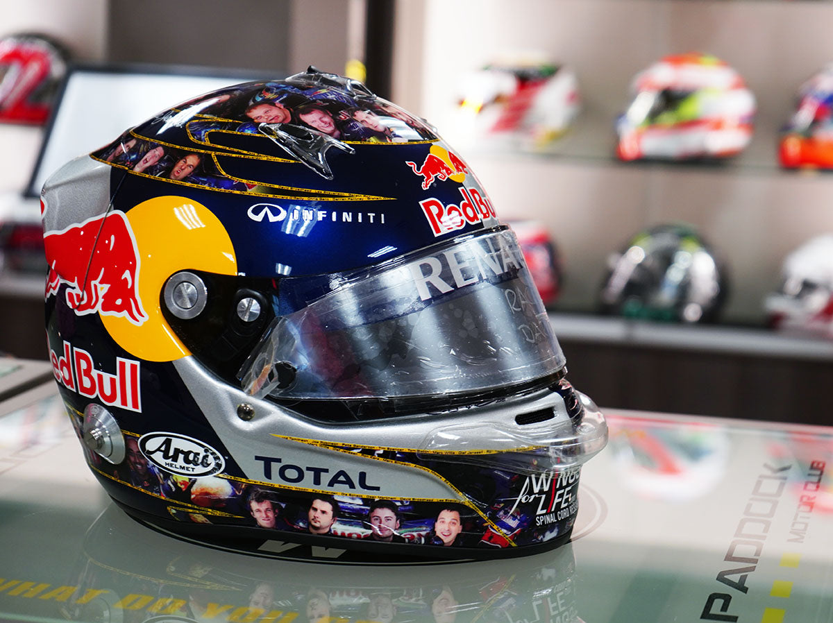 2011 Sebastian Vettel Signed Championship Season Used Red Bull Racing F1 Helmet