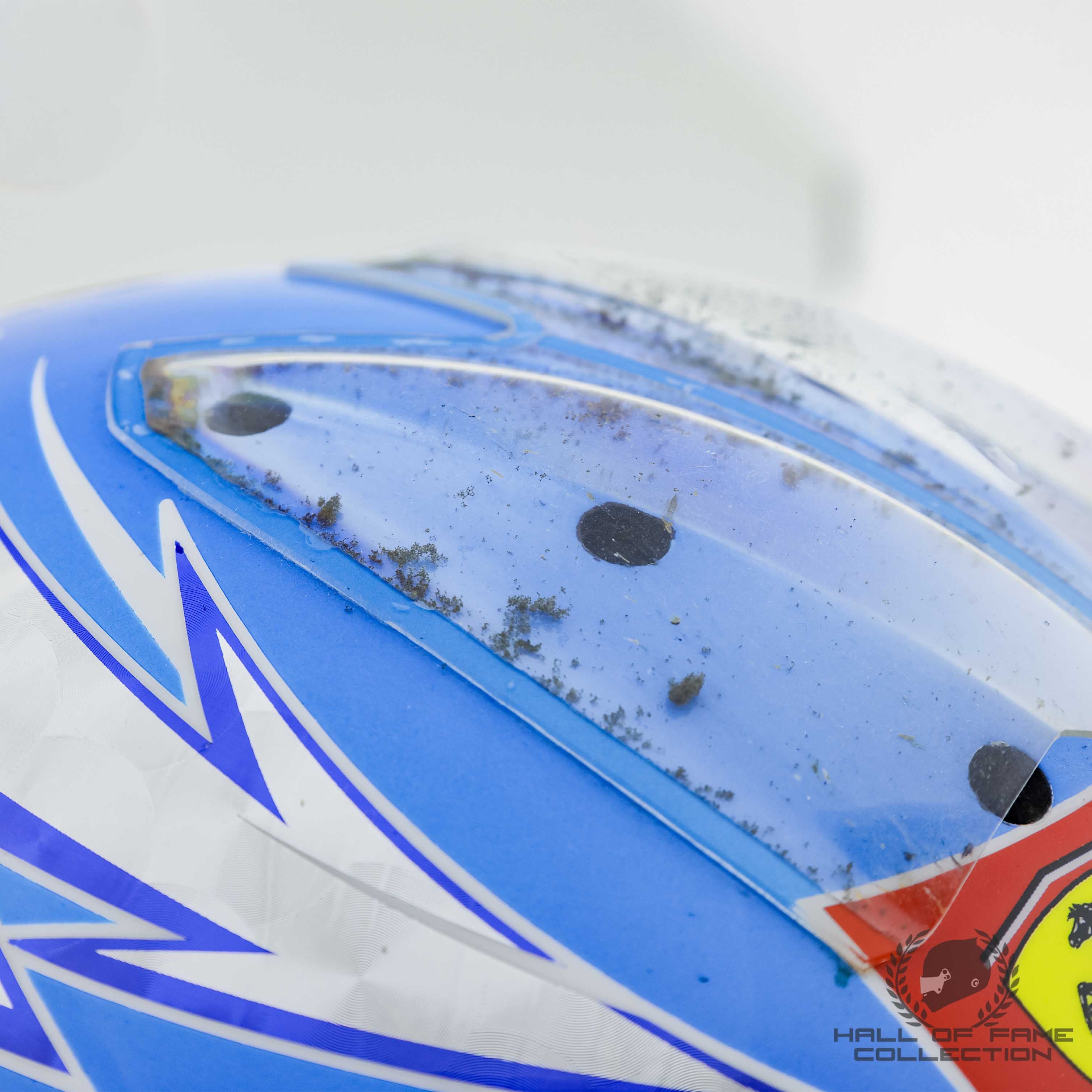 2011 Fernando Alonso Signed Australian GP Used Ferrari F1 Helmet