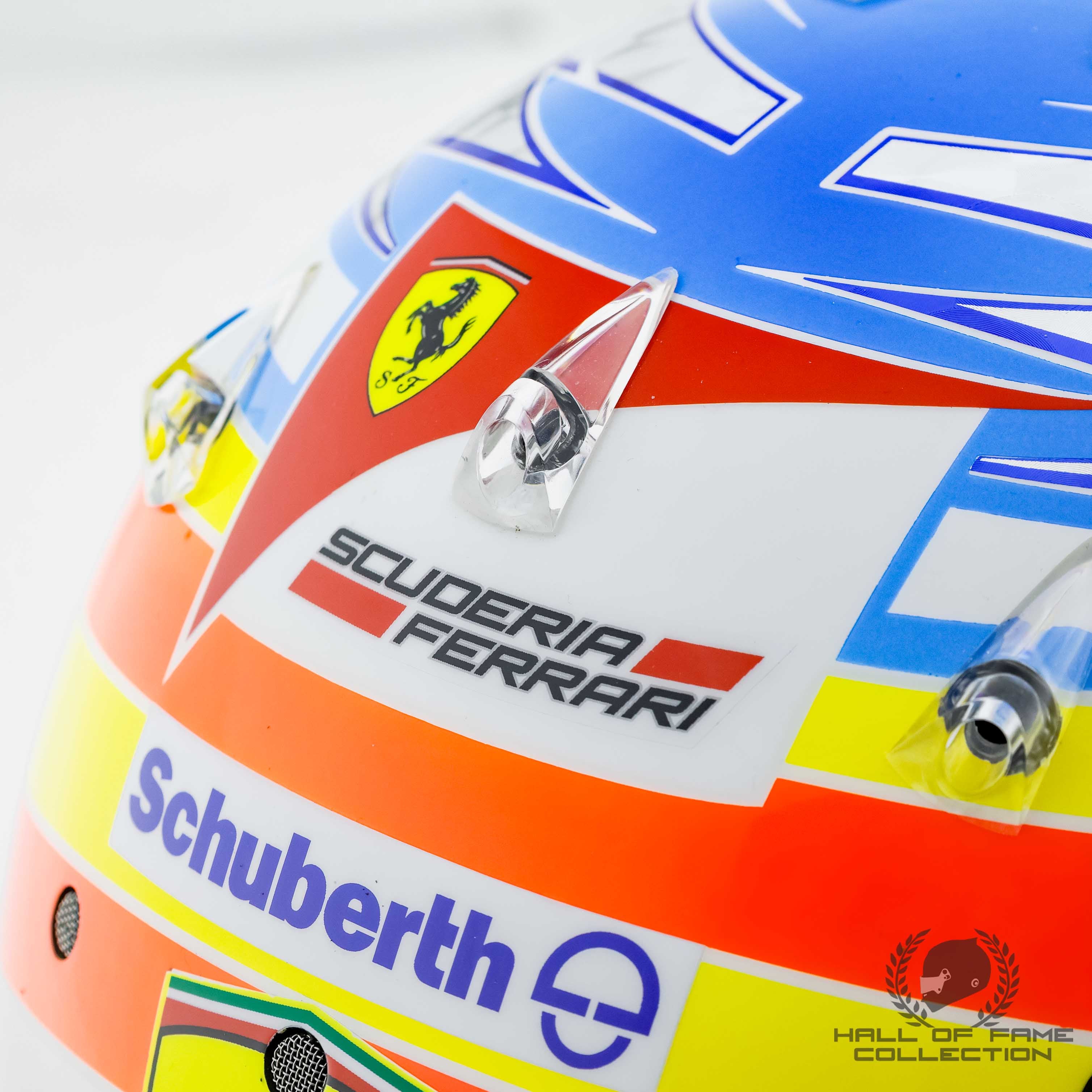 2011 Fernando Alonso Signed Australian GP Used Ferrari F1 Helmet