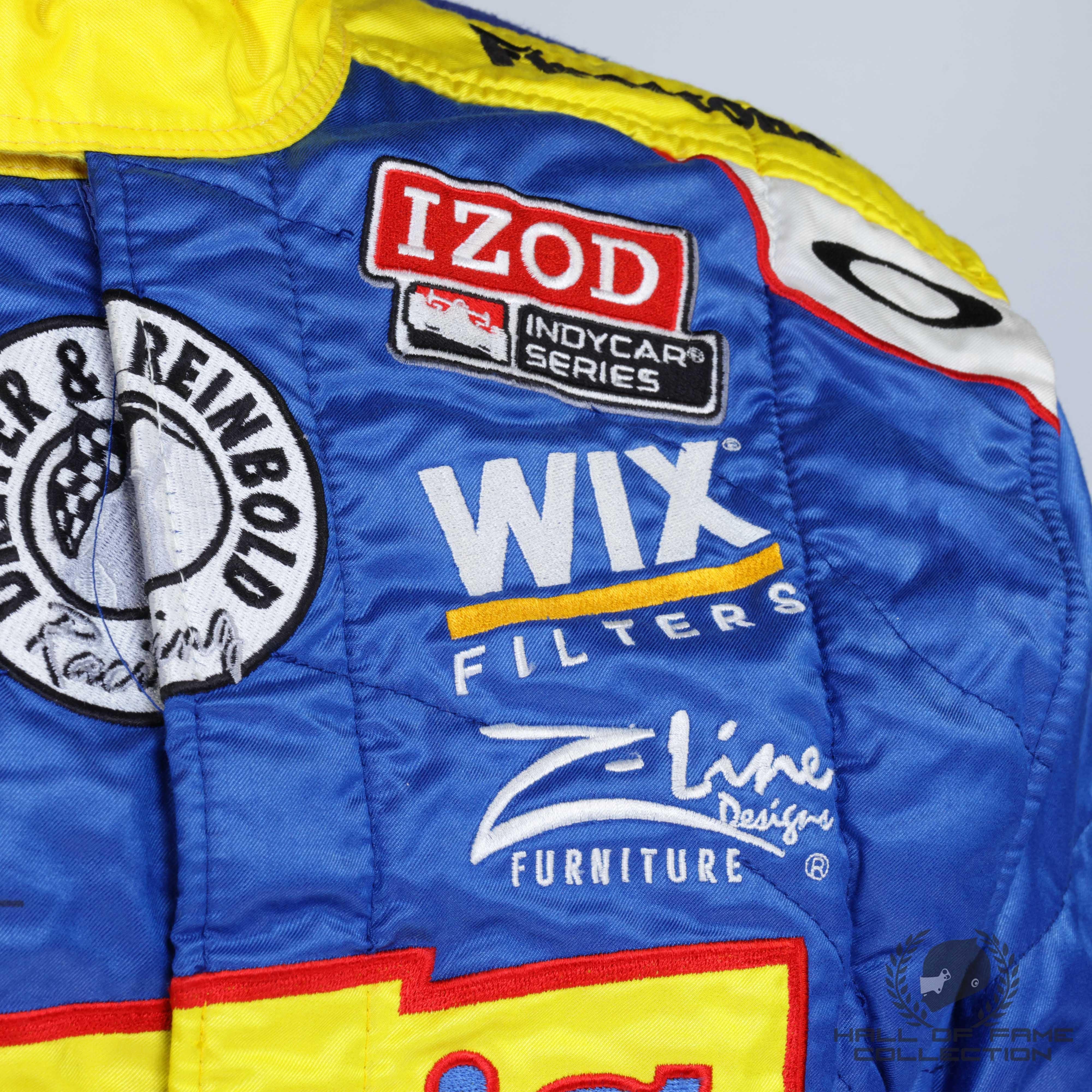 2011 Justin Wilson Signed Iowa Corn 250 Used Dreyer & Reinbold Racing Indycar Suit