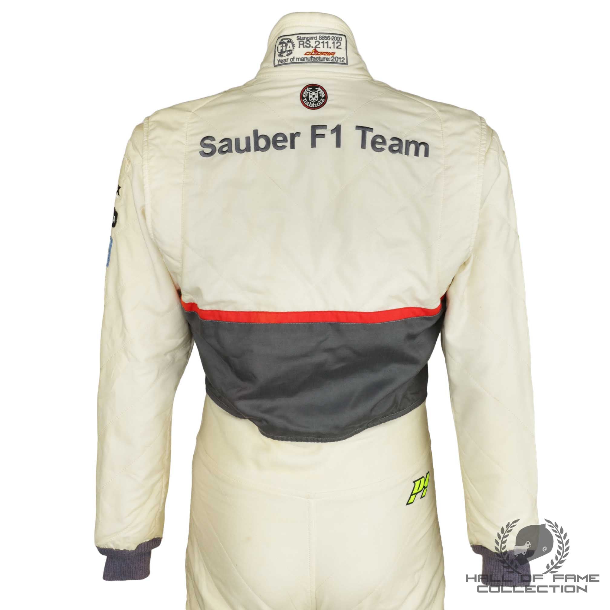 2012 Sergio Perez Chinese GP Race Used Sauber F1 Suit