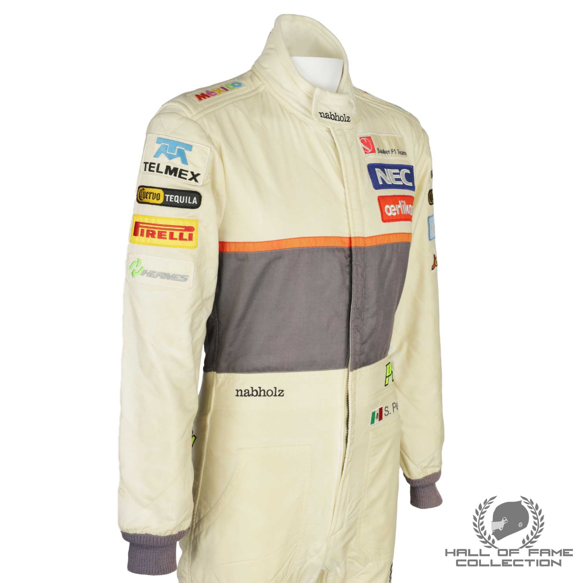 2012 Sergio Perez Chinese GP Race Used Sauber F1 Suit