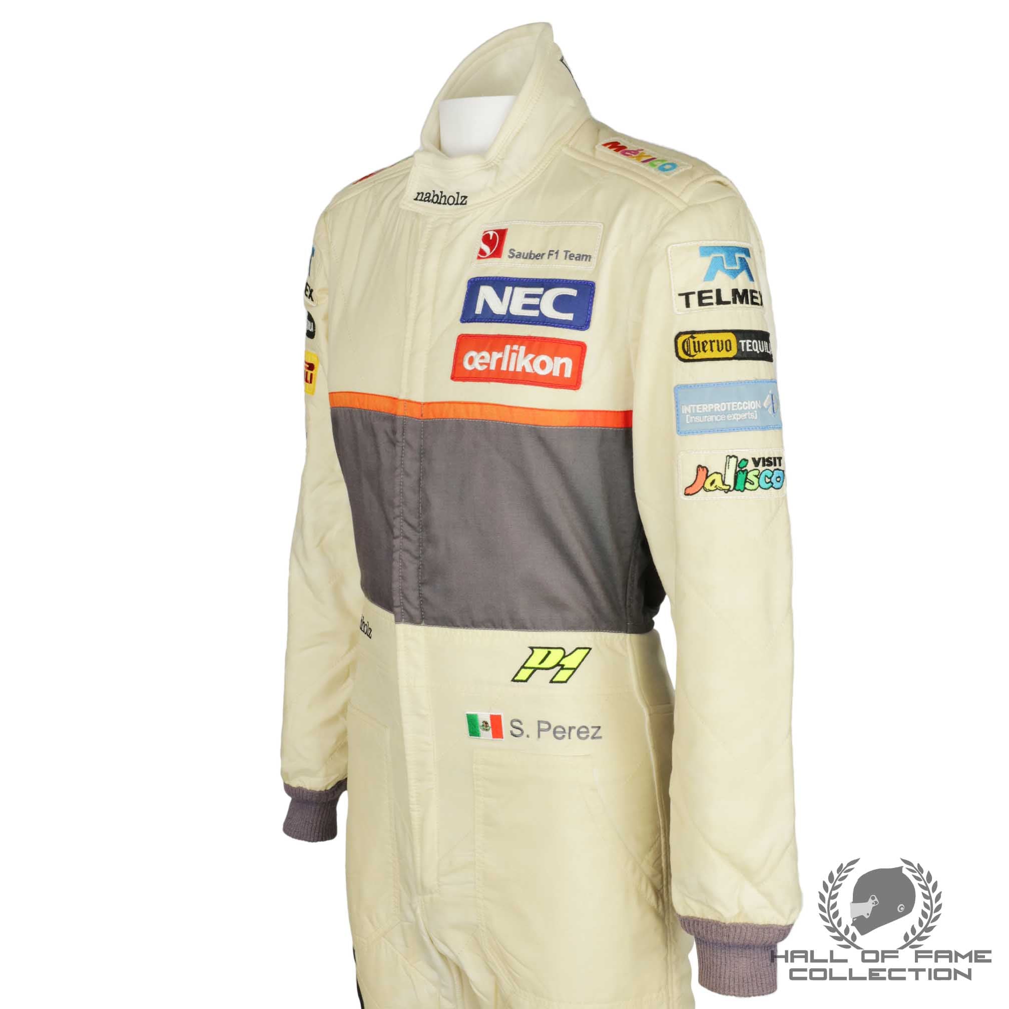 2012 Sergio Perez Chinese GP Race Used Sauber F1 Suit