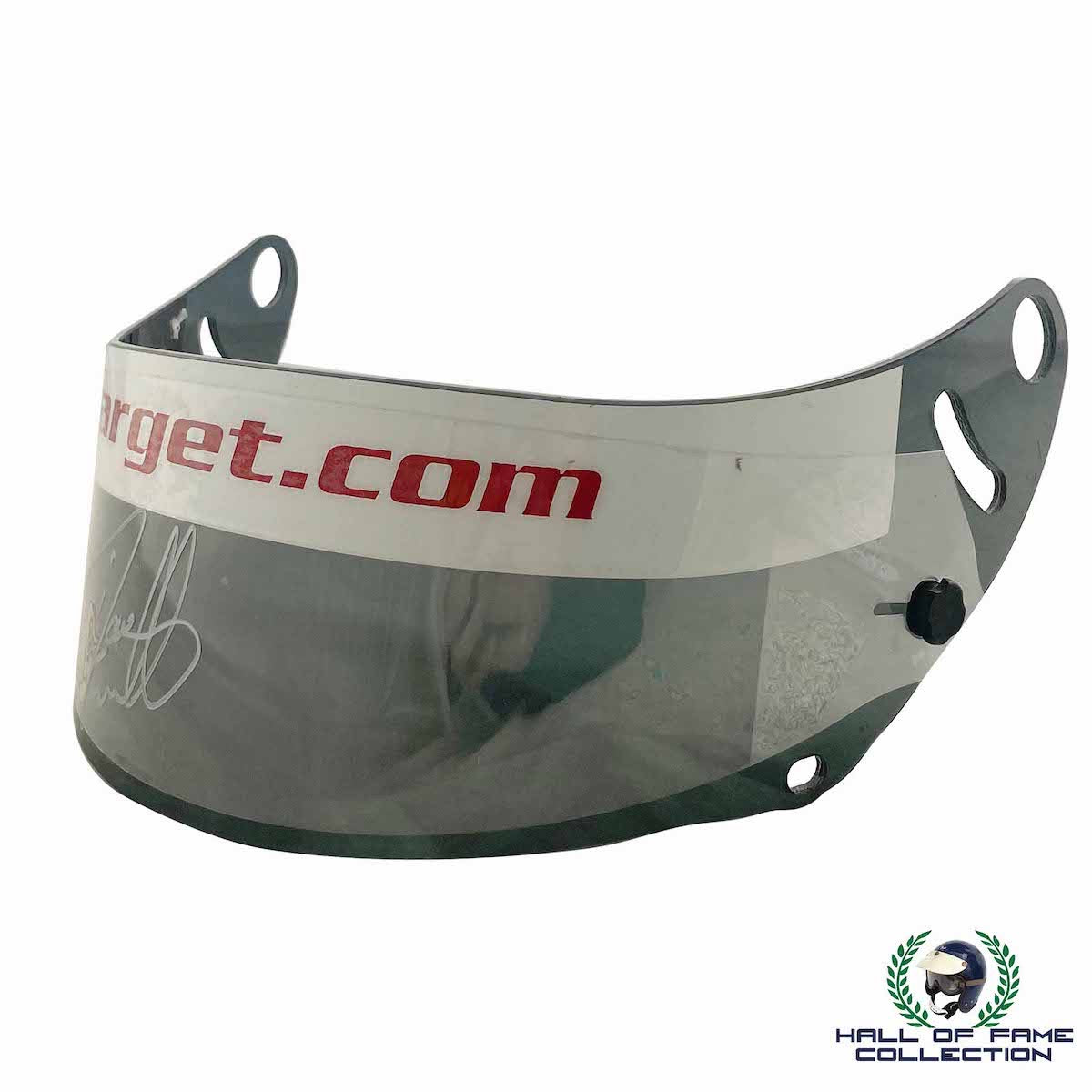 2012 Dario Franchitti Race Used Target Chip Ganassi IndyCar Visor