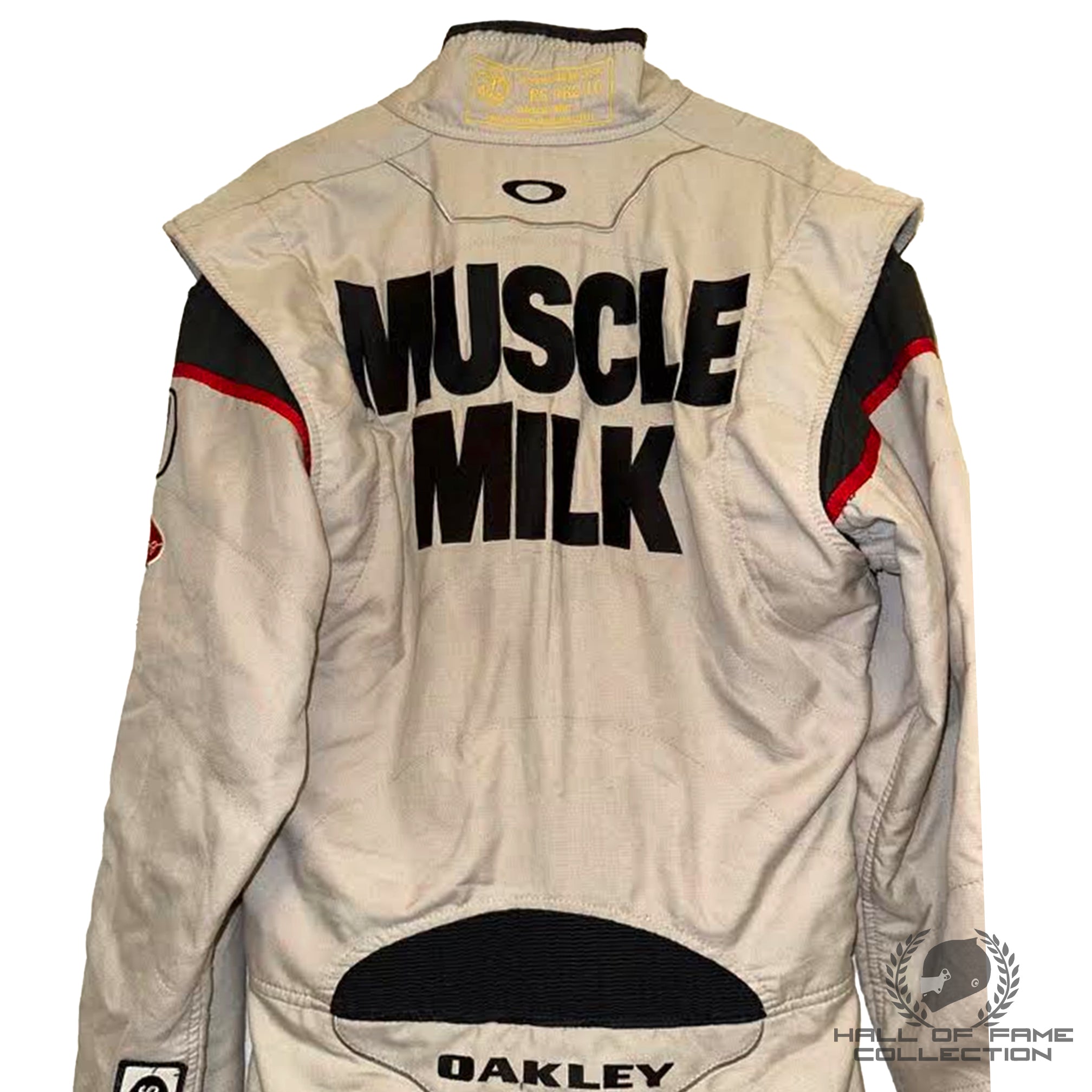 2012 Lucas Luhr Signed Muscle Milk Pickett Racing ALMS Championship Season Suit