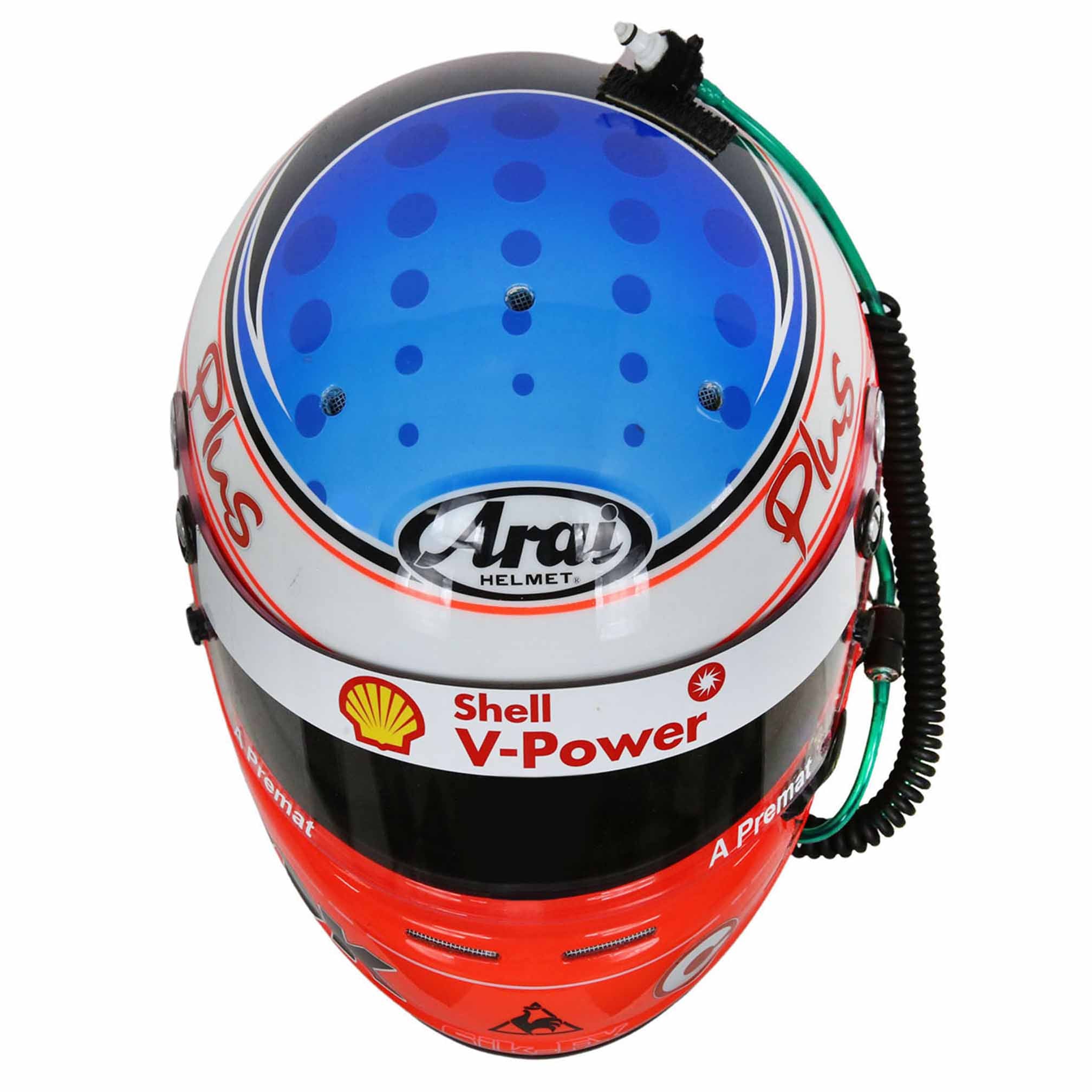 2013 Alexandre Premat Race Used Gary Rogers Motorsport V8 Supercars Helmet