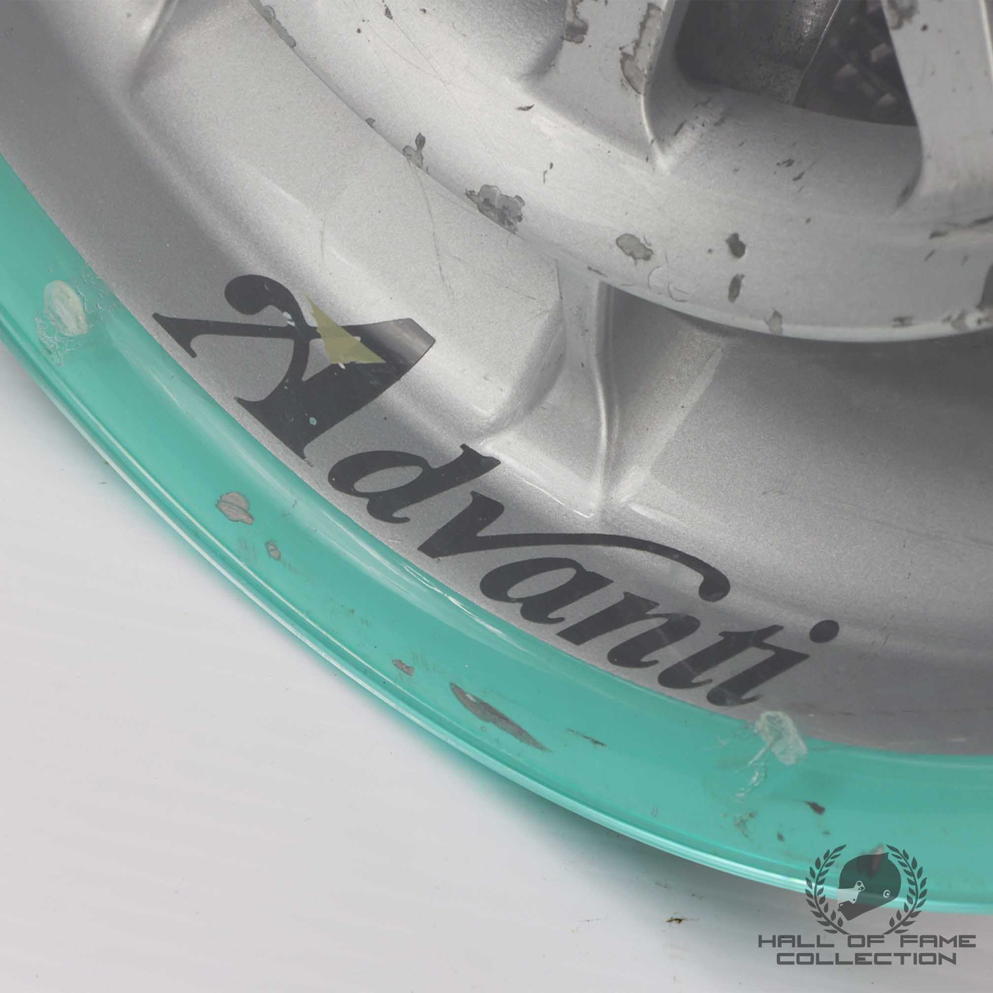 2013 Lewis Hamilton Race Used Mercedes F1 Front Wheel Table