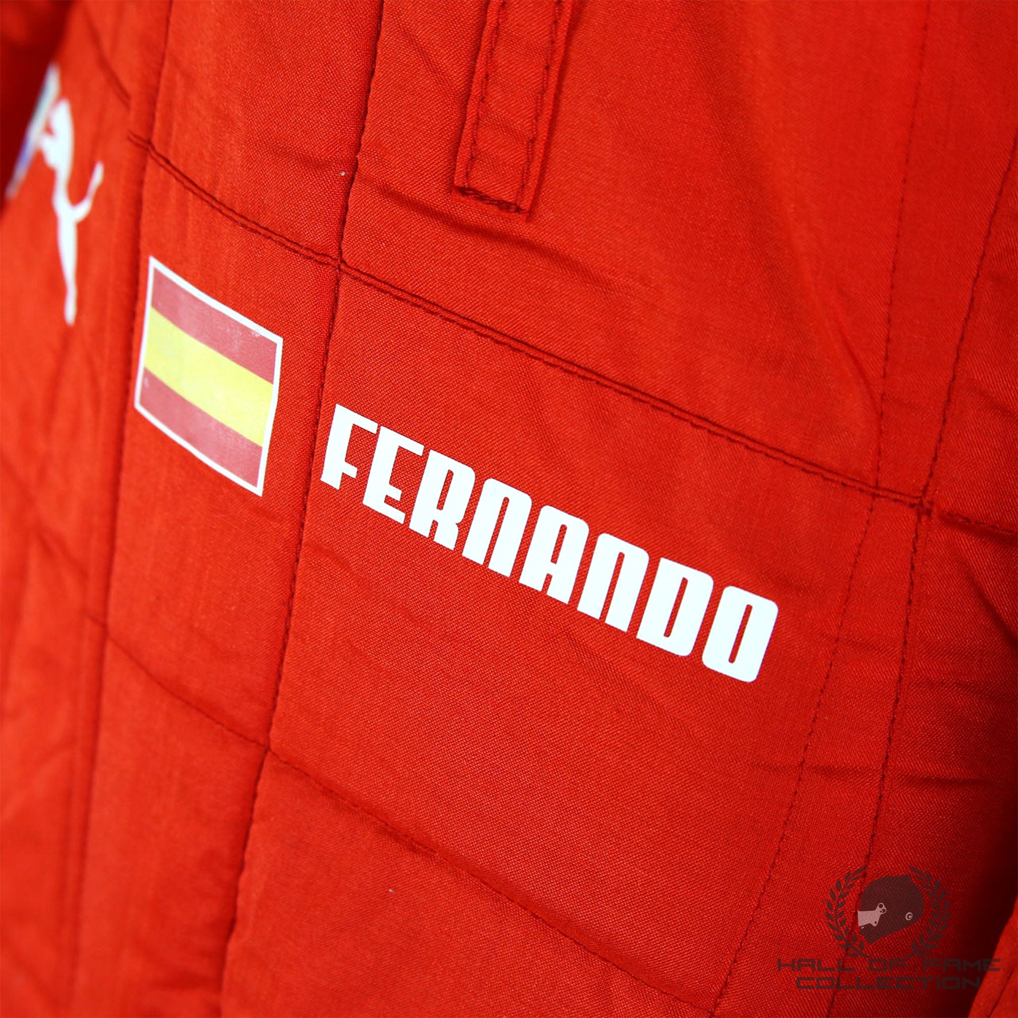 2014 Fernando Alonso United States GP Race Used Scuderia Ferrari F1 Suit