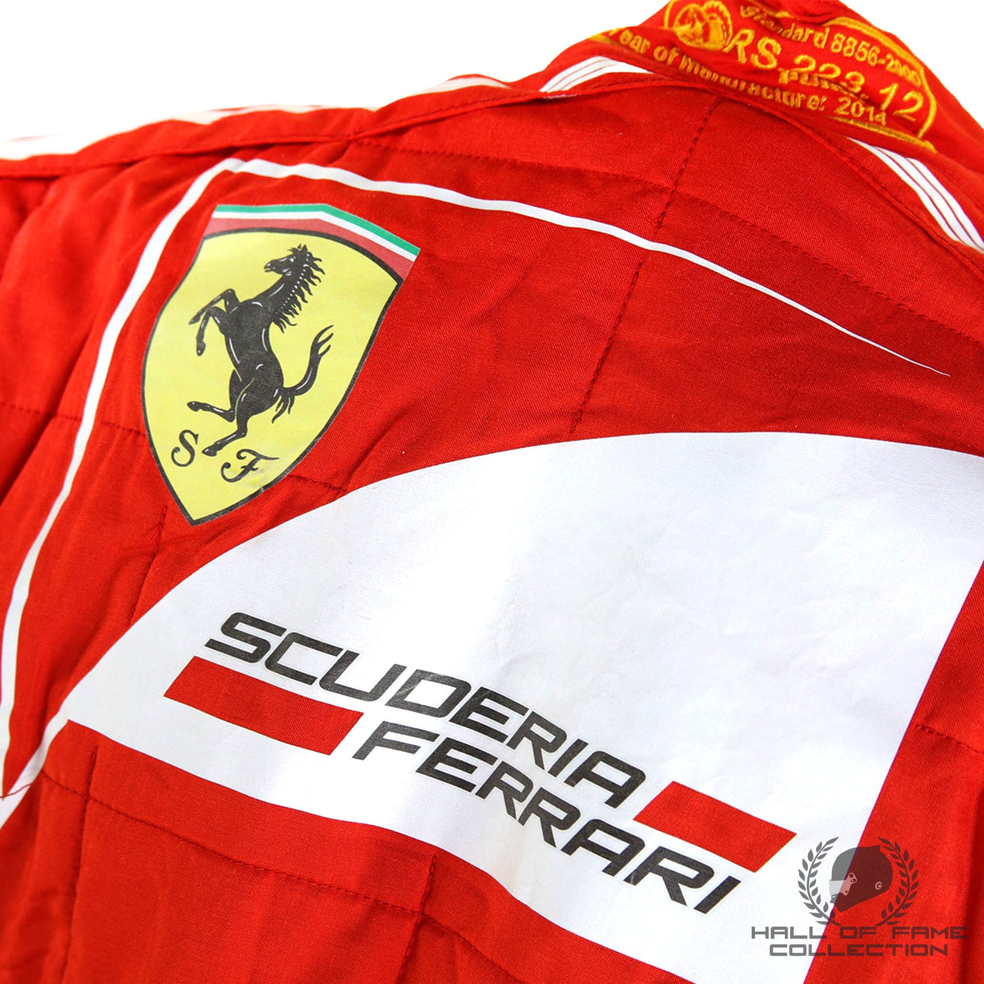 2014 Fernando Alonso United States GP Race Used Scuderia Ferrari F1 Suit