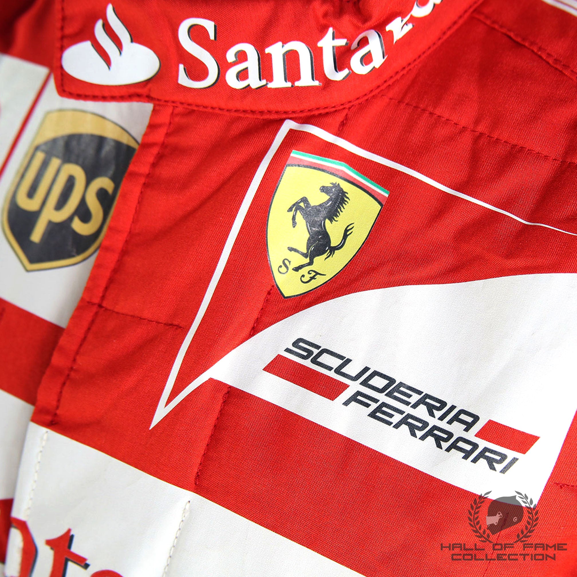 2014 Fernando Alonso United States GP Race Used Scuderia Ferrari F1 Suit