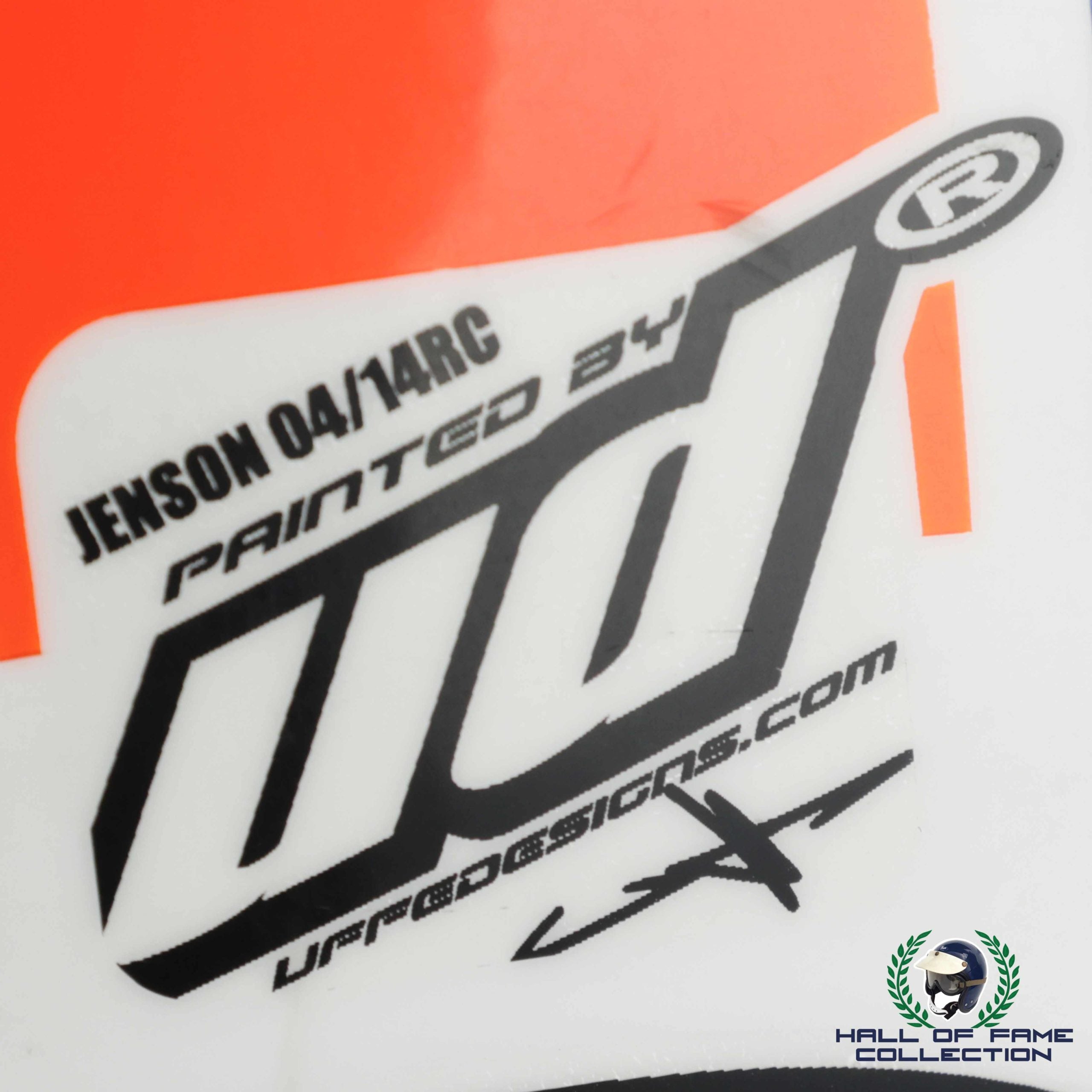 2014 Jenson Button Signed Race Used Canadian GP McLaren Arai GP-6RC F1 Helmet