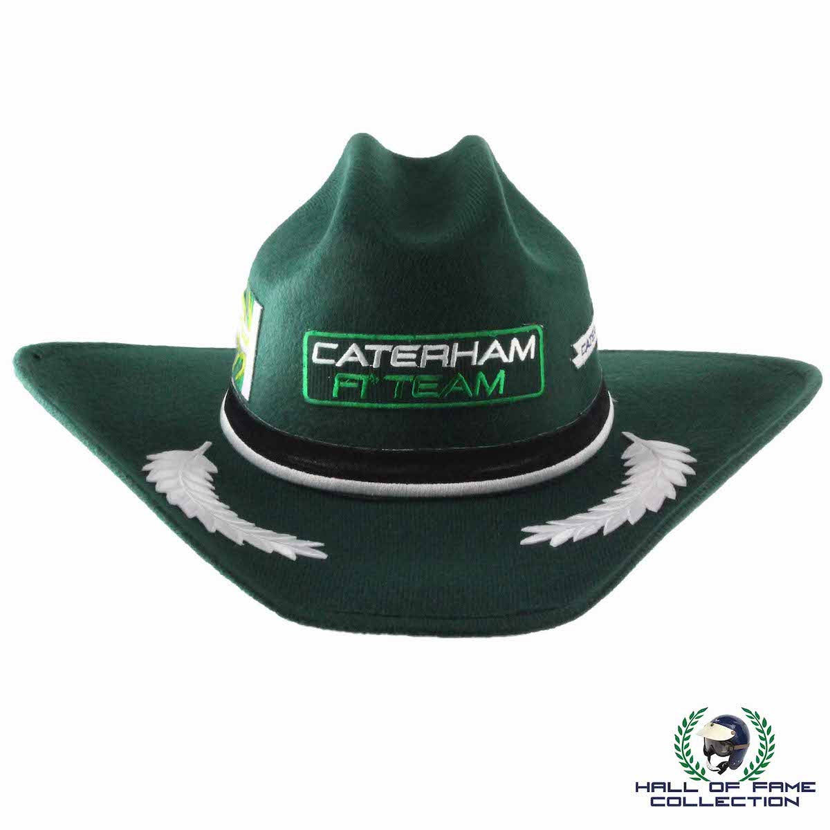 2014 Marcus Ericsson Signed Original Worn USGP Austin Texas Caterham F1 Cowboy Hat