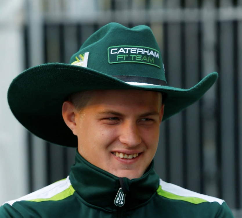 2014 Marcus Ericsson Signed Original Worn USGP Austin Texas Caterham F1 Cowboy Hat