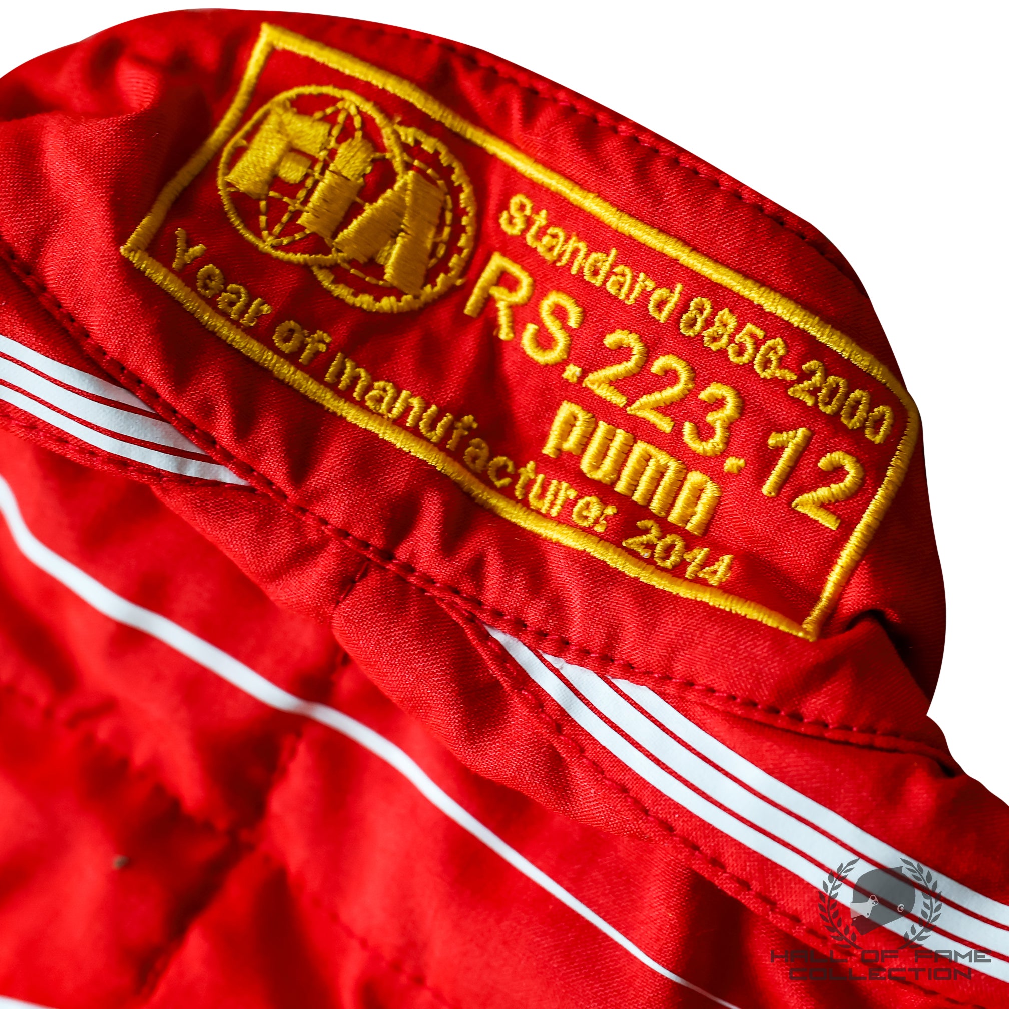 2014 Kimi Raikkonen Signed Original Used Scuderia Ferrari F1 Suit