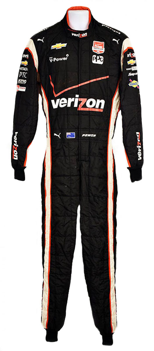 2015 Will Power Signed Race Used Team Penske IndyCar Suit