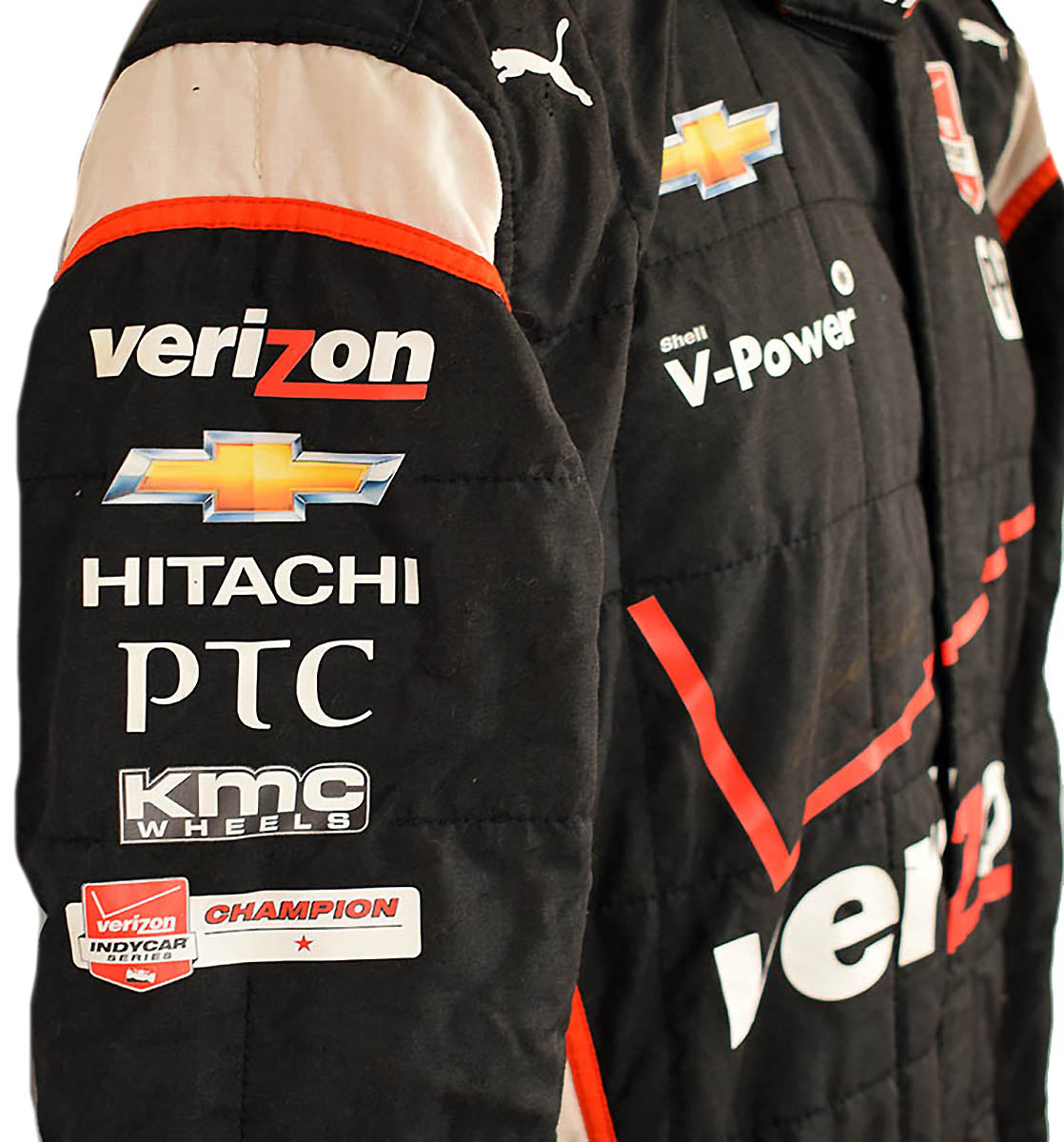 2015 Will Power Signed Race Used Team Penske IndyCar Suit