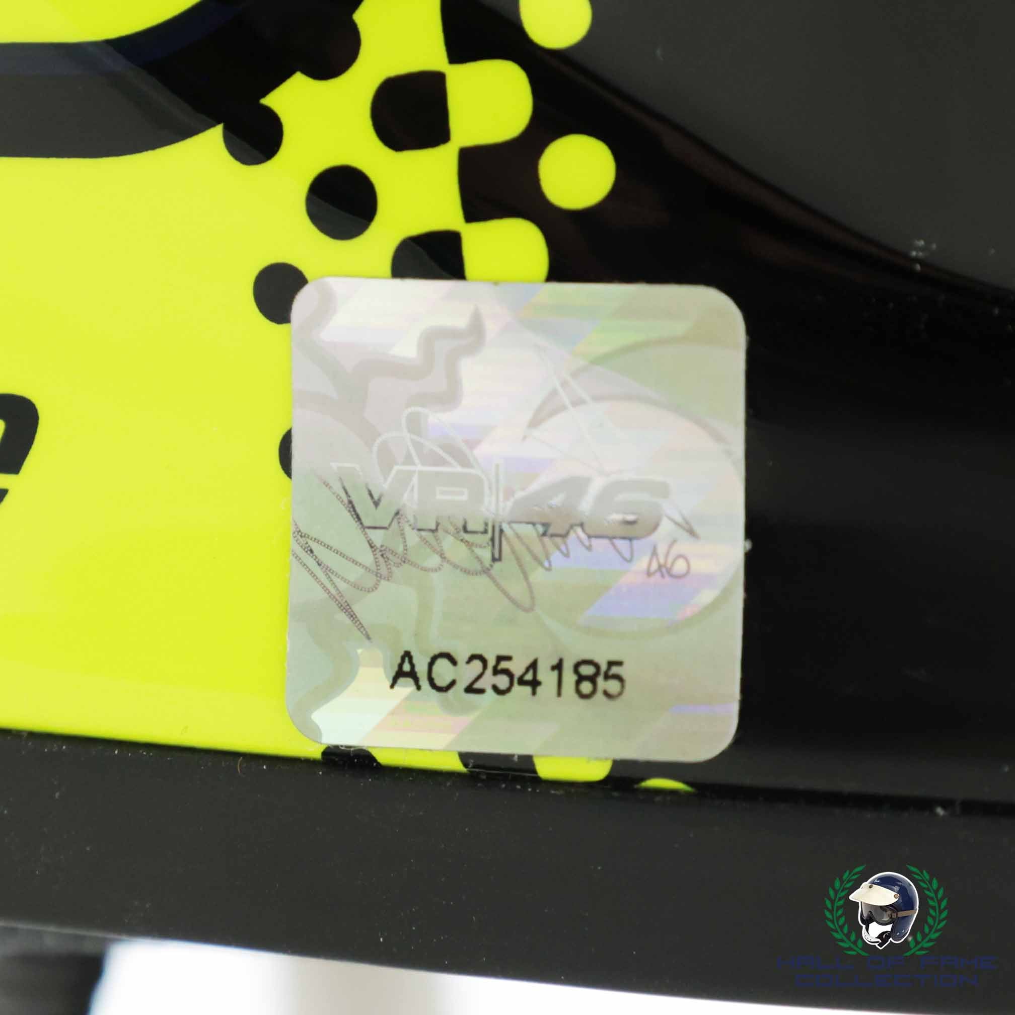 2015 Valentino Rossi Signed Qatar Team Yamaha Limited Edition Replica Helmet