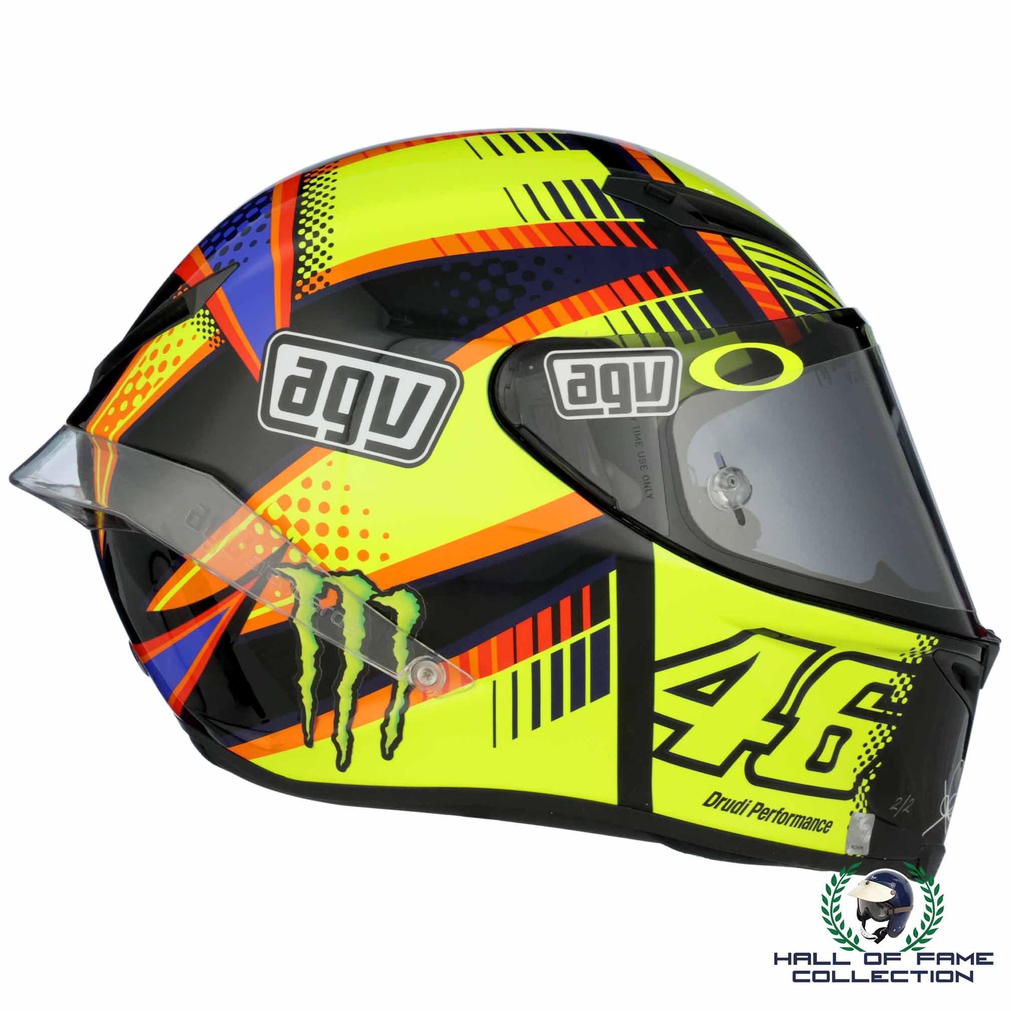 2015 Valentino Rossi Signed Qatar Team Yamaha Limited Edition Replica Helmet