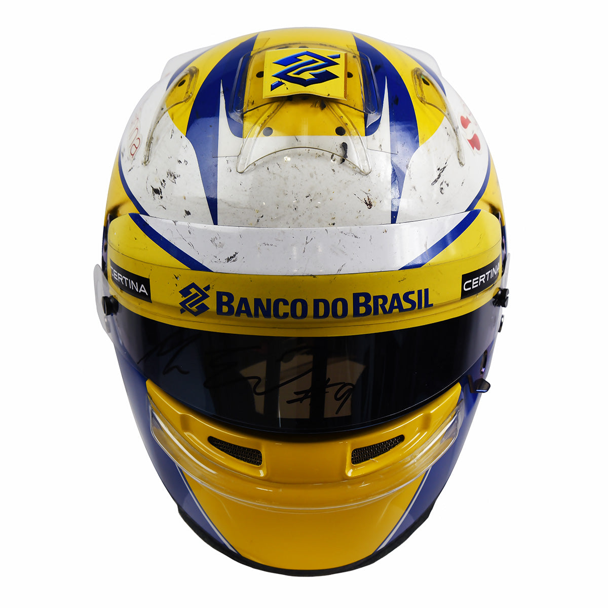 2015 Marcus Ericsson Signed Race Used Sauber Bell HP7 EVO F1 Helmet