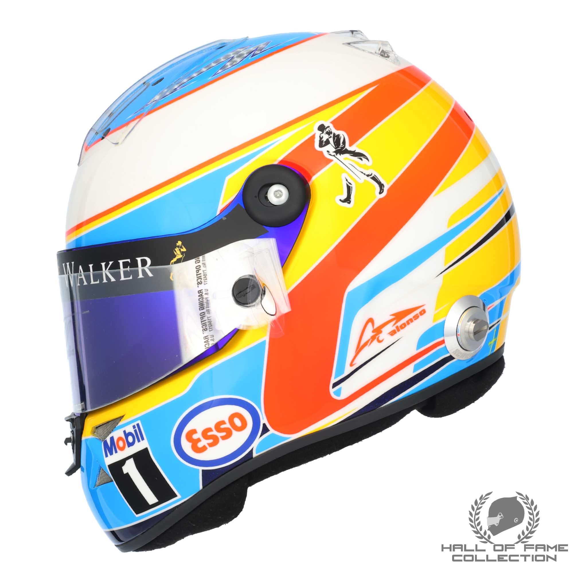 2015 Fernando Alonso Signed Official Replica Mclaren F1 Helmet