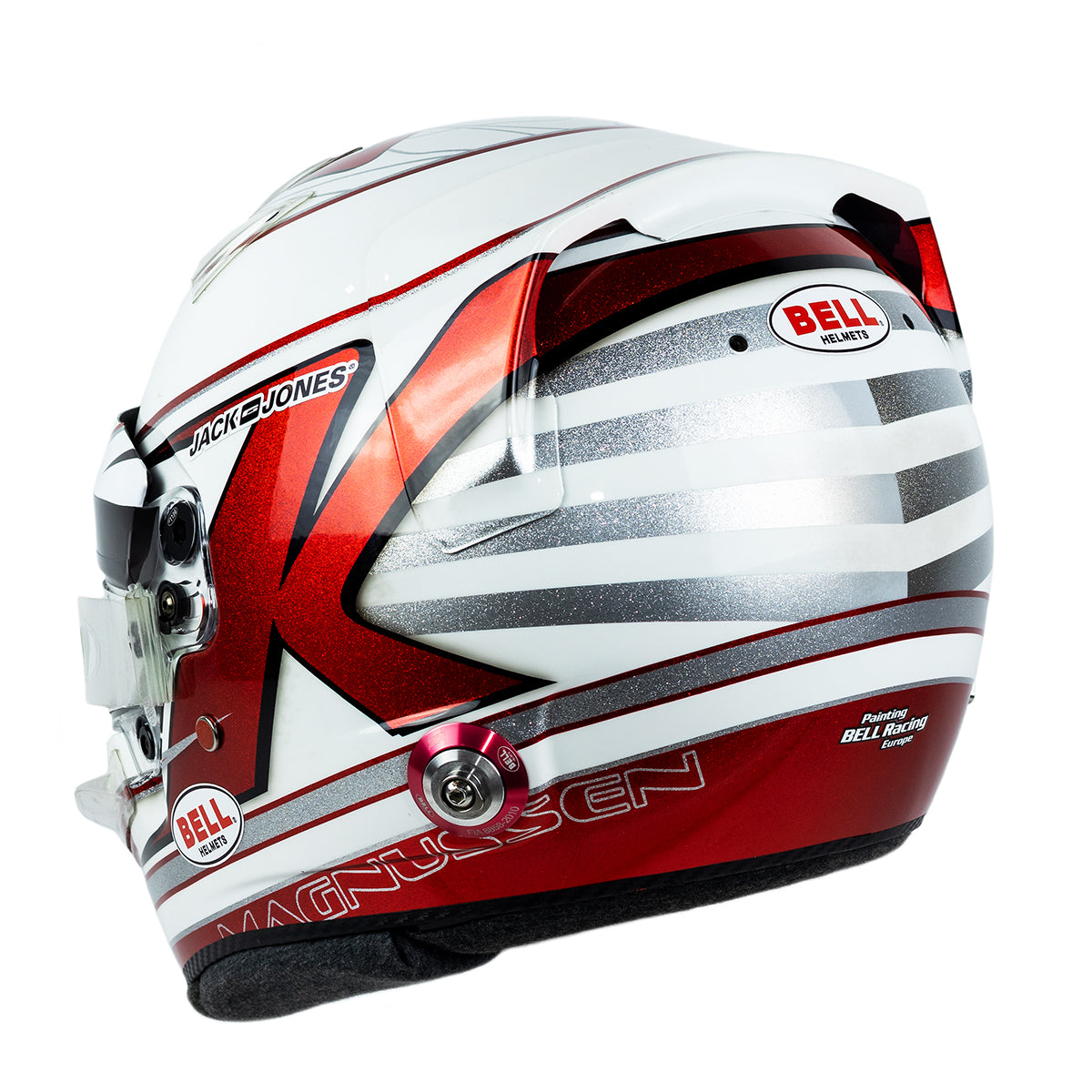 bell helmet europe 2016 Kevin Magnussen Race Used Renault F1 Helmet