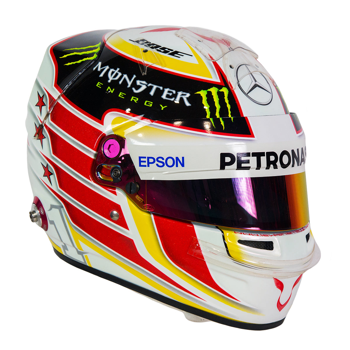 2016 Lewis Hamilton Official Limited Edition Bell Series Replica RS7 AMG Mercedes Benz F1 Helmet